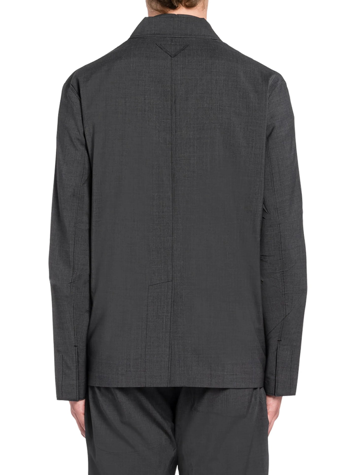 single-breasted patch pocket jacket