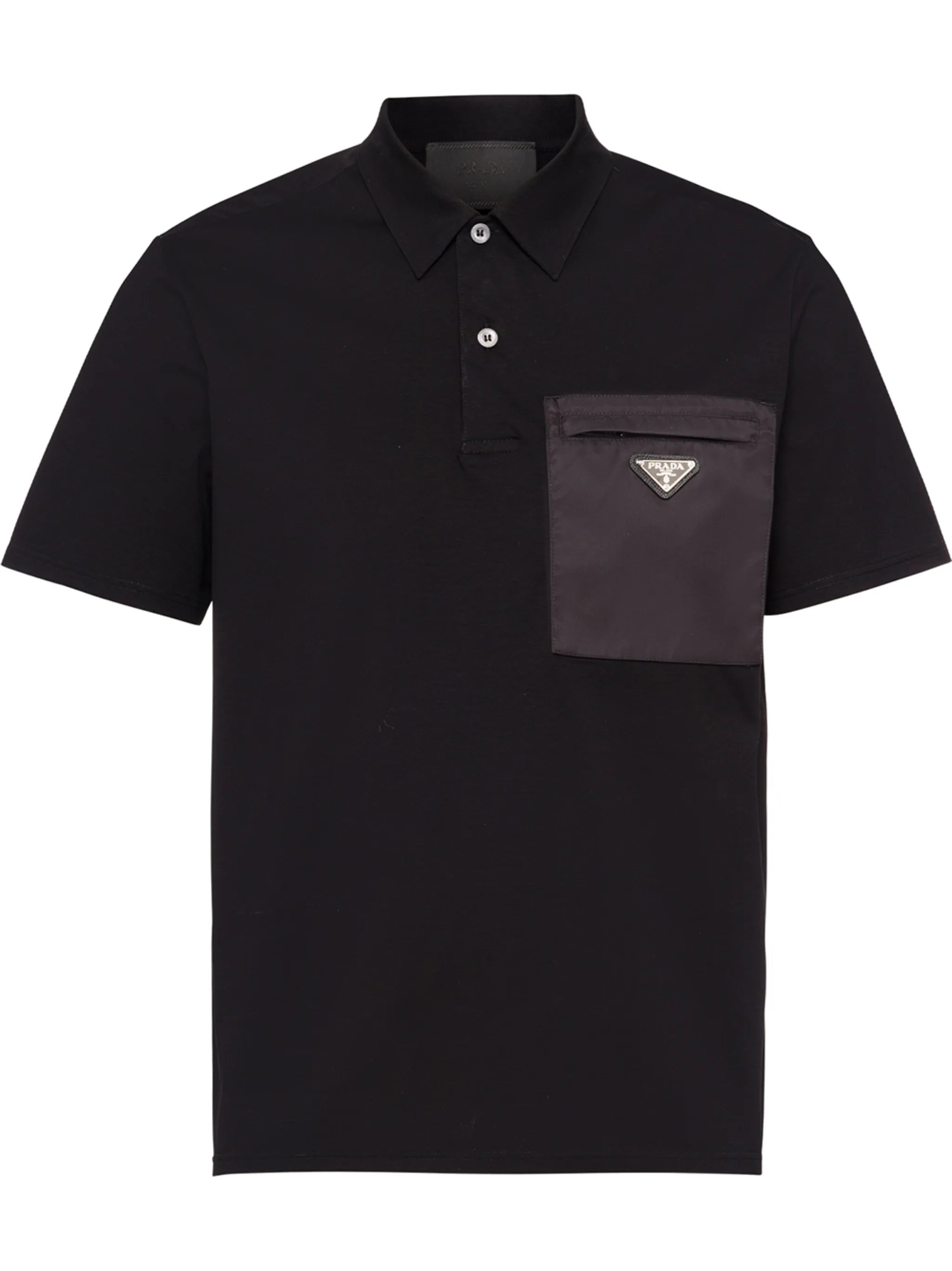 triangle-logo polo shirt