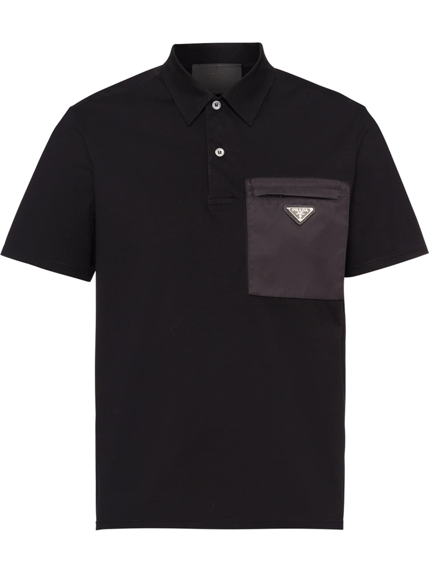 triangle-logo polo shirt