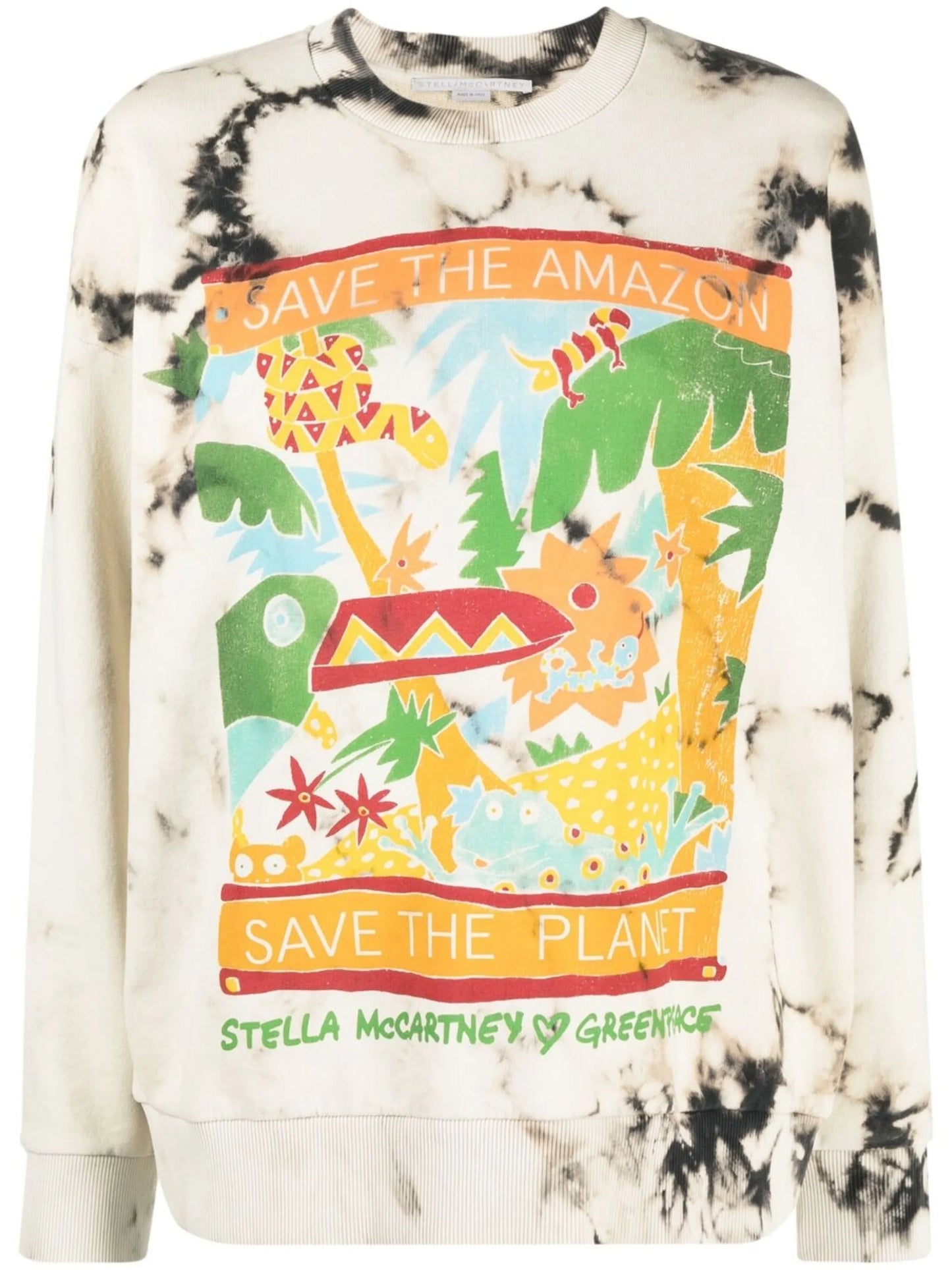 x Greenpeace printed sweatshirt