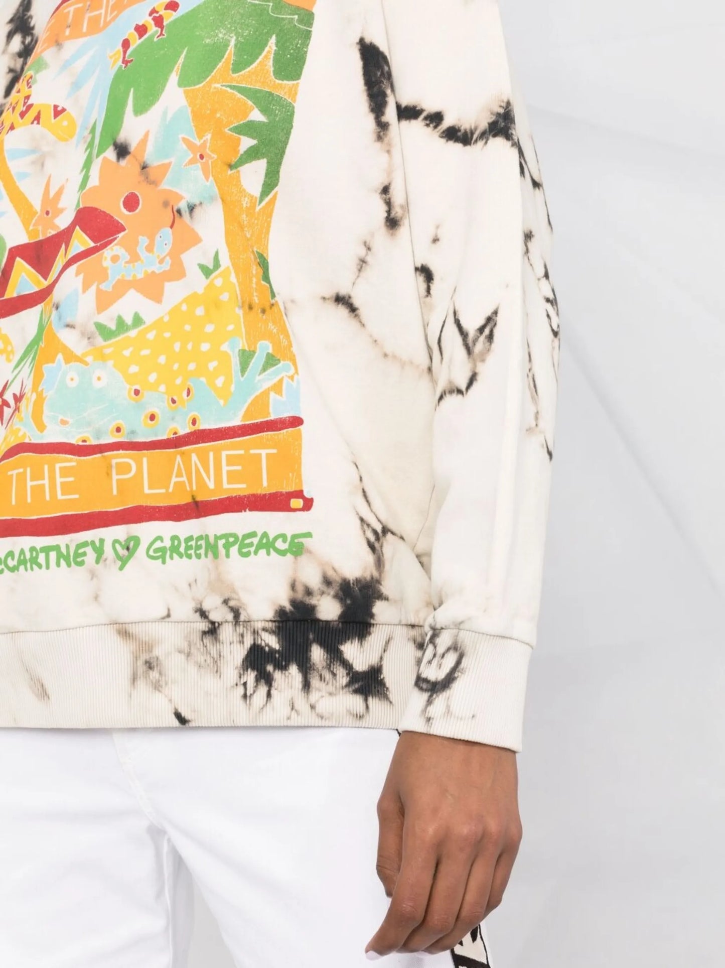 x Greenpeace printed sweatshirt