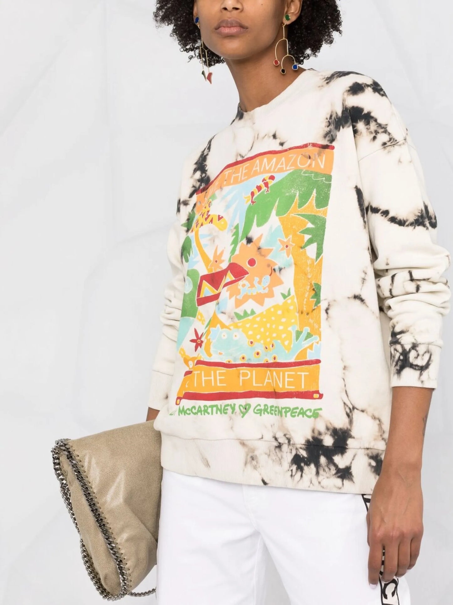 x Greenpeace printed sweatshirt