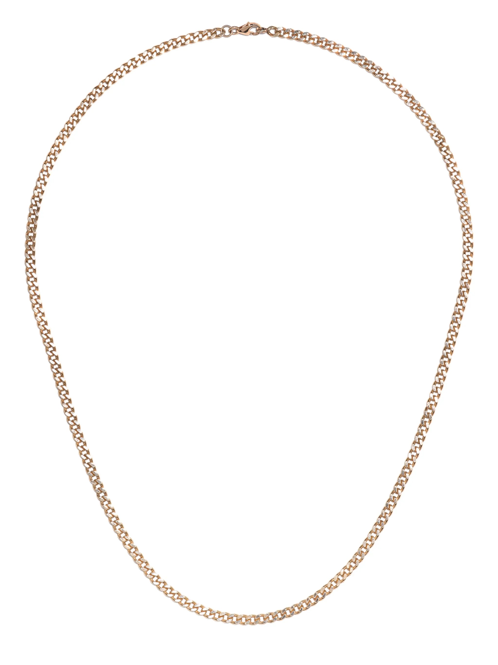 14kt gold Sports chain necklace