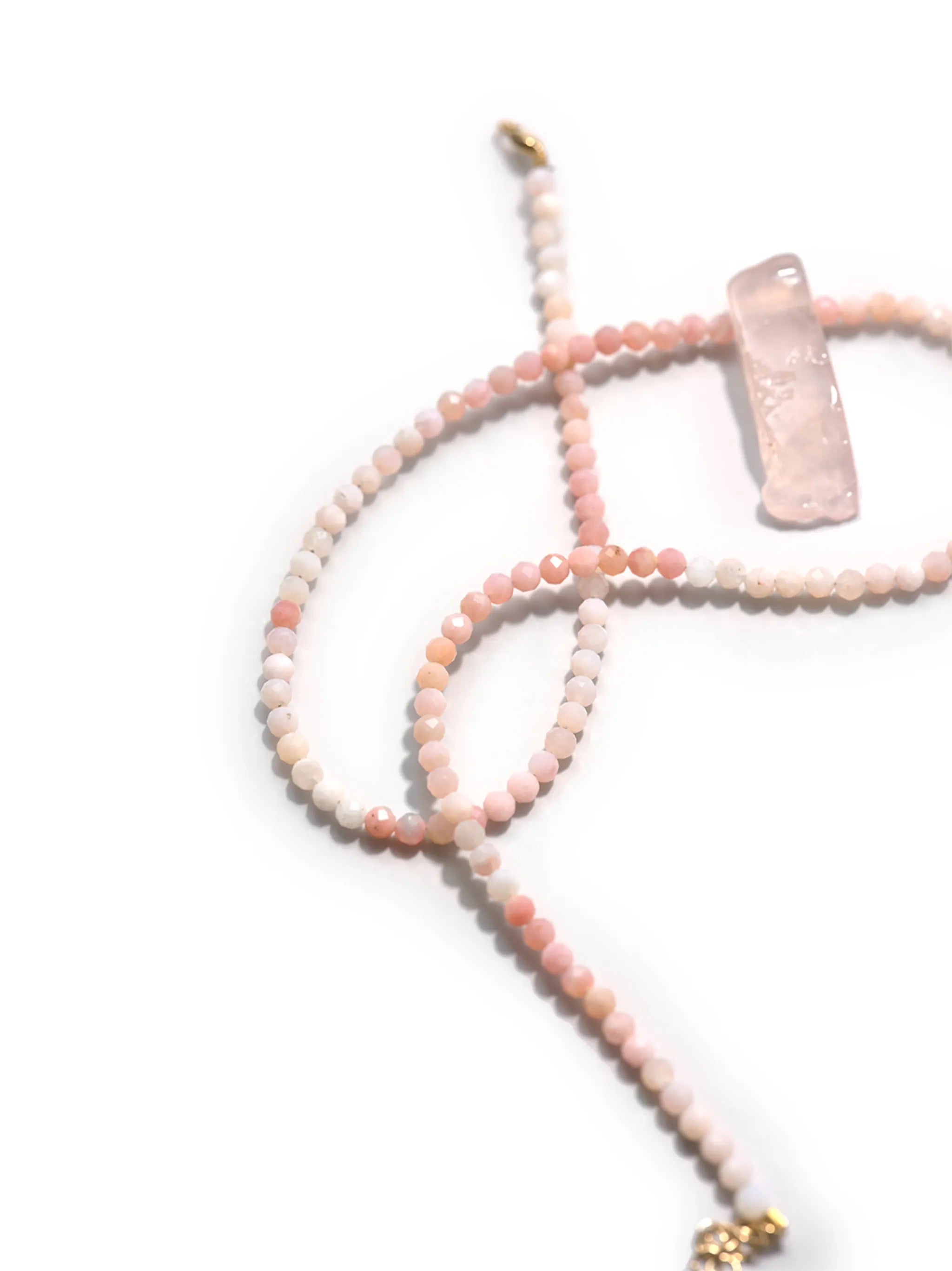 opal crystal pendant necklace