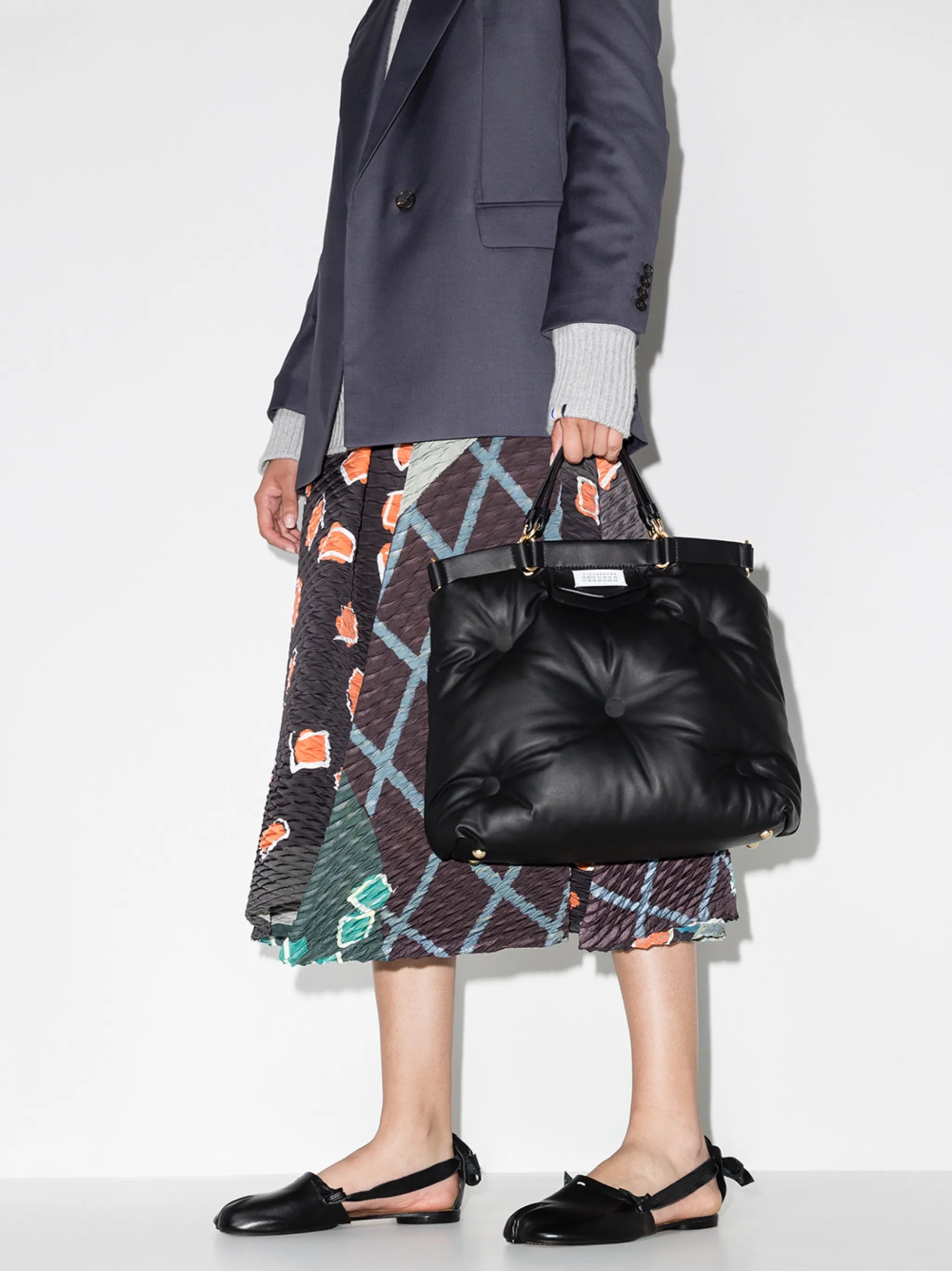 Glam Slam quilted tote bag