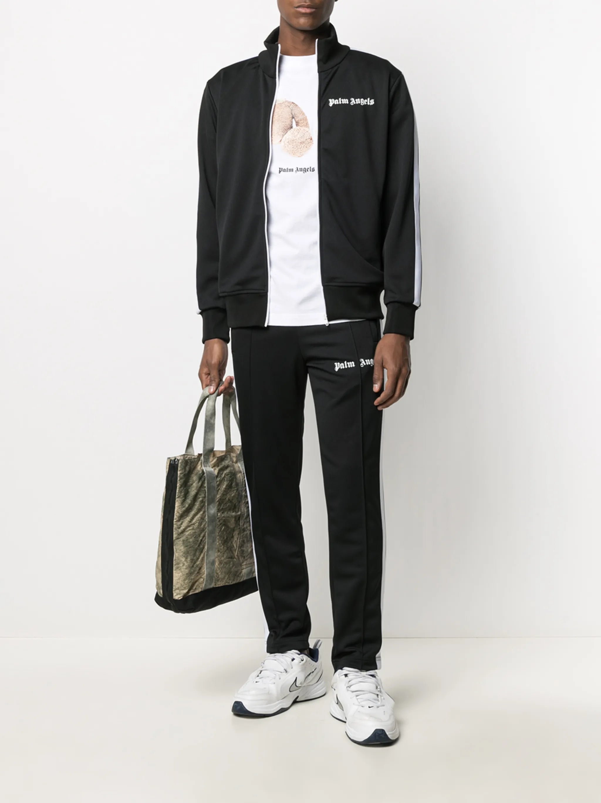 chest logo-print track jacket