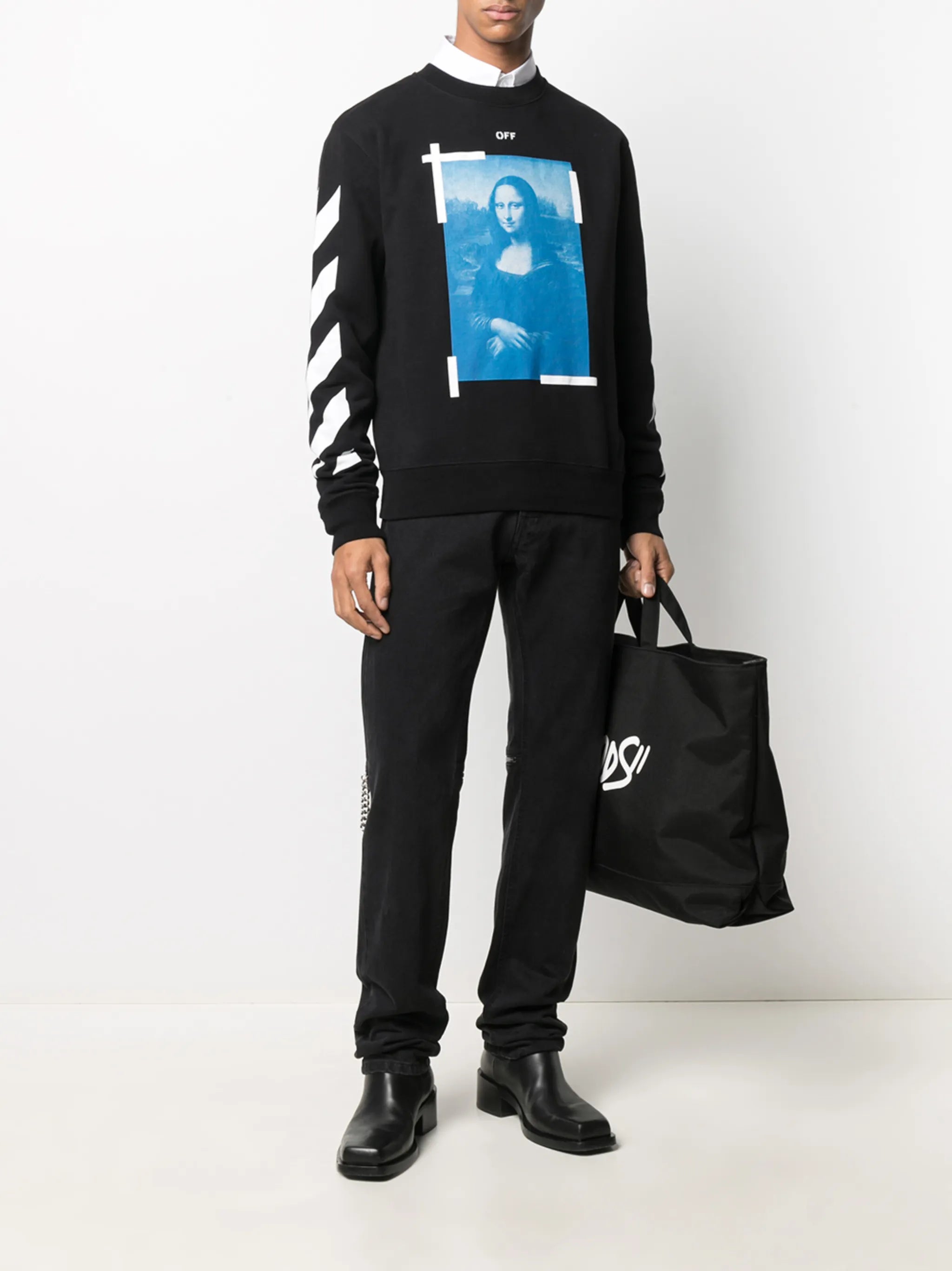 Mona Lisa print sweatshirt
