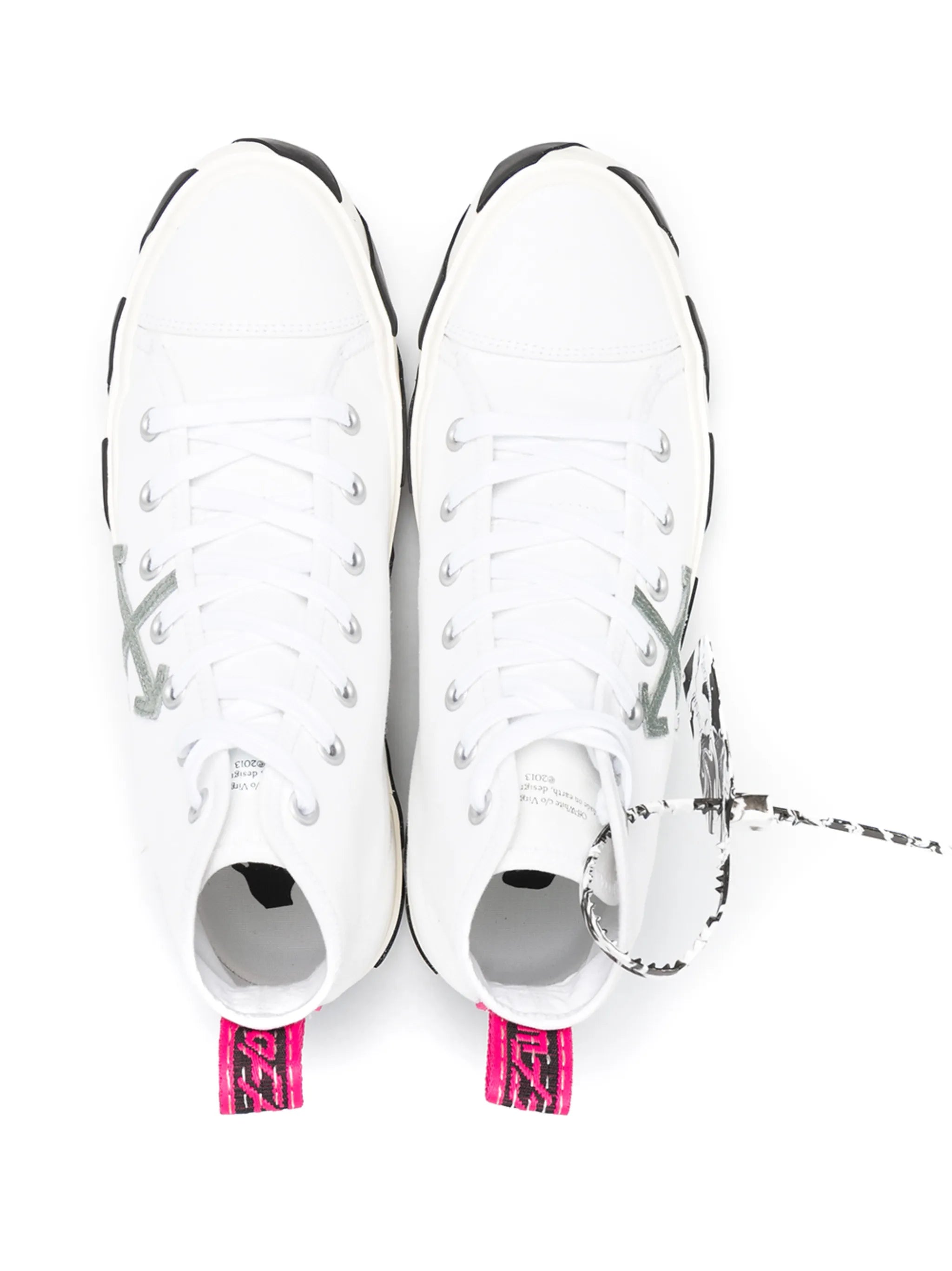 vulcanised mid-top sneakers