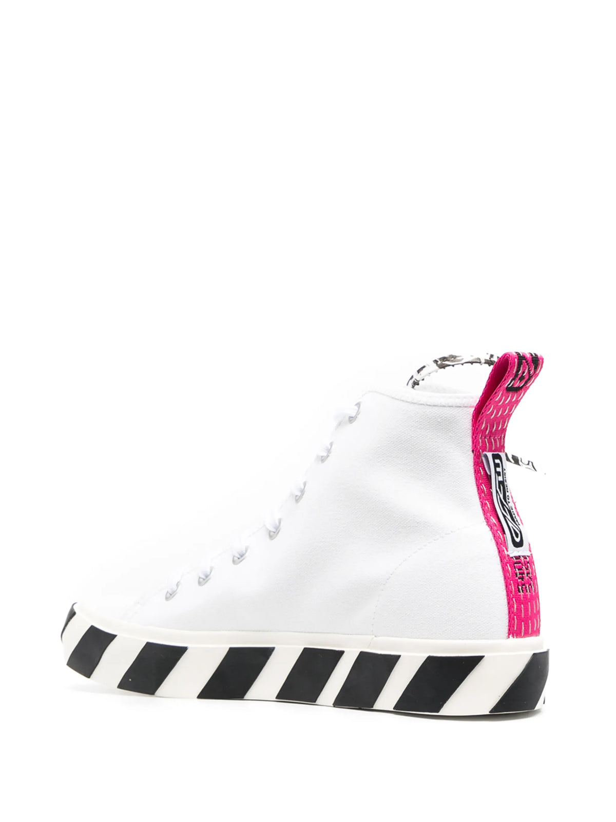 vulcanised mid-top sneakers