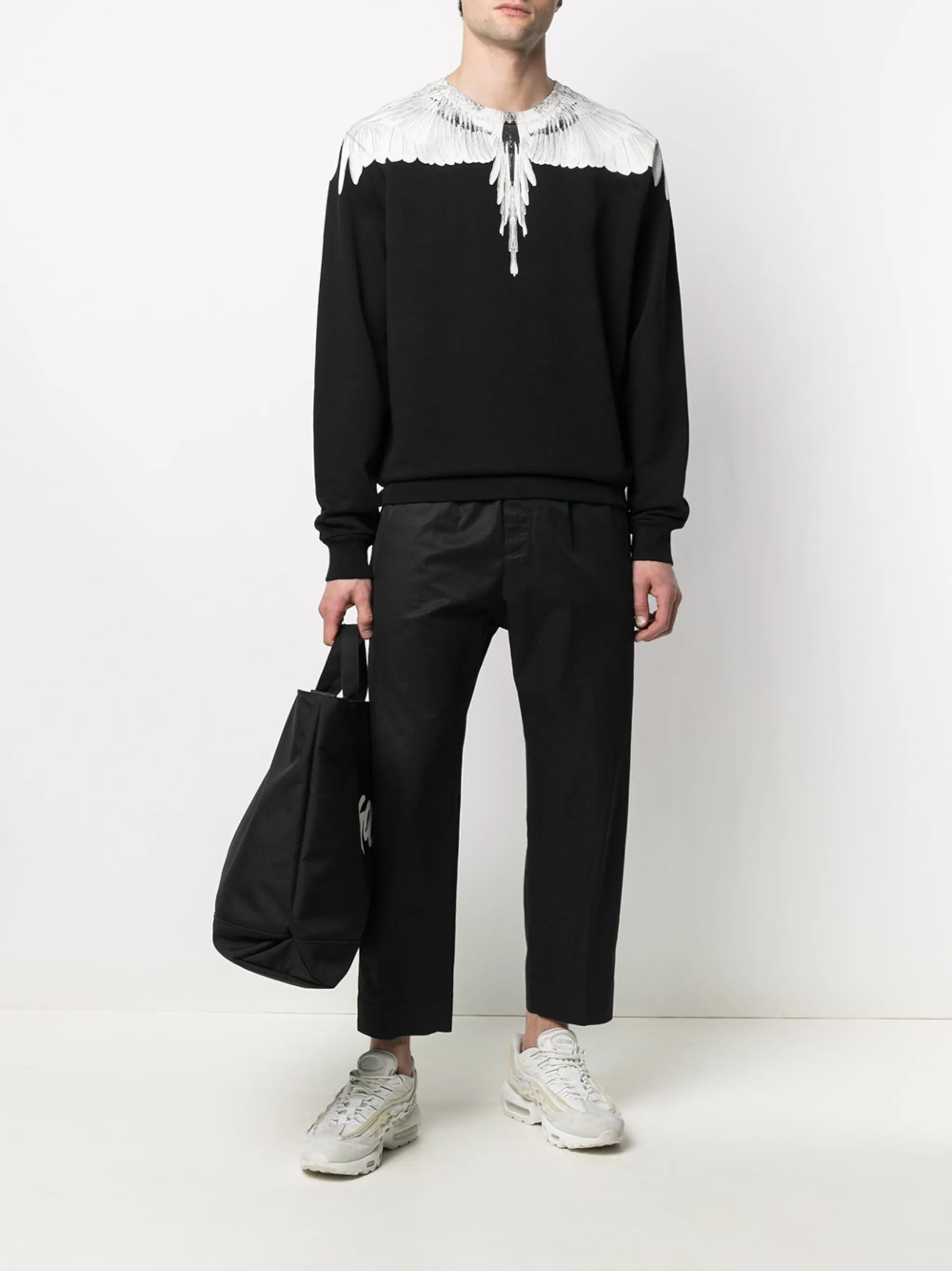 Wings crew neck sweatshirt