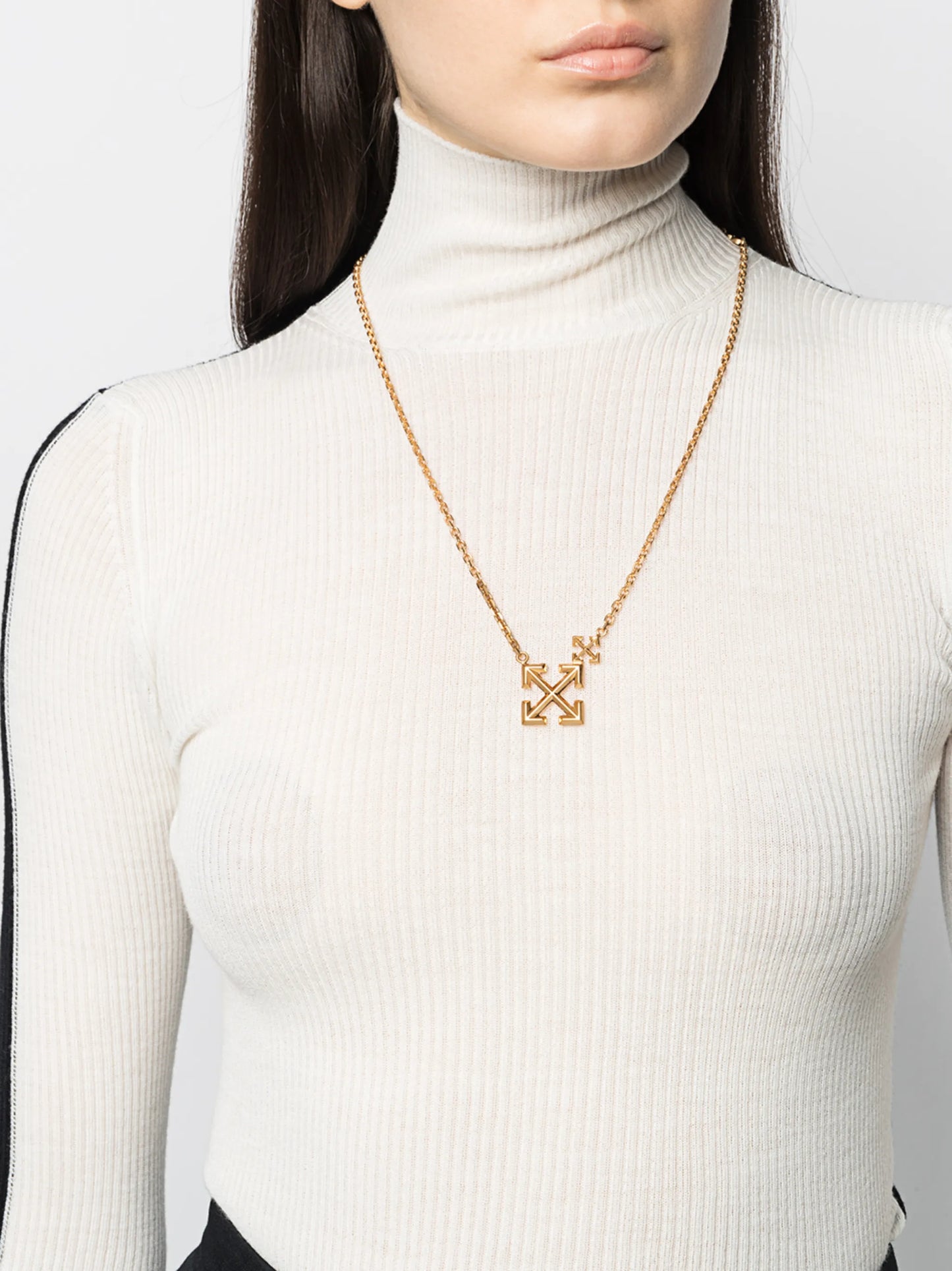 Double Arrows logo necklace