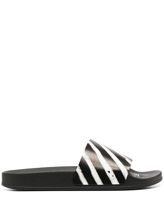 Spray striped slides