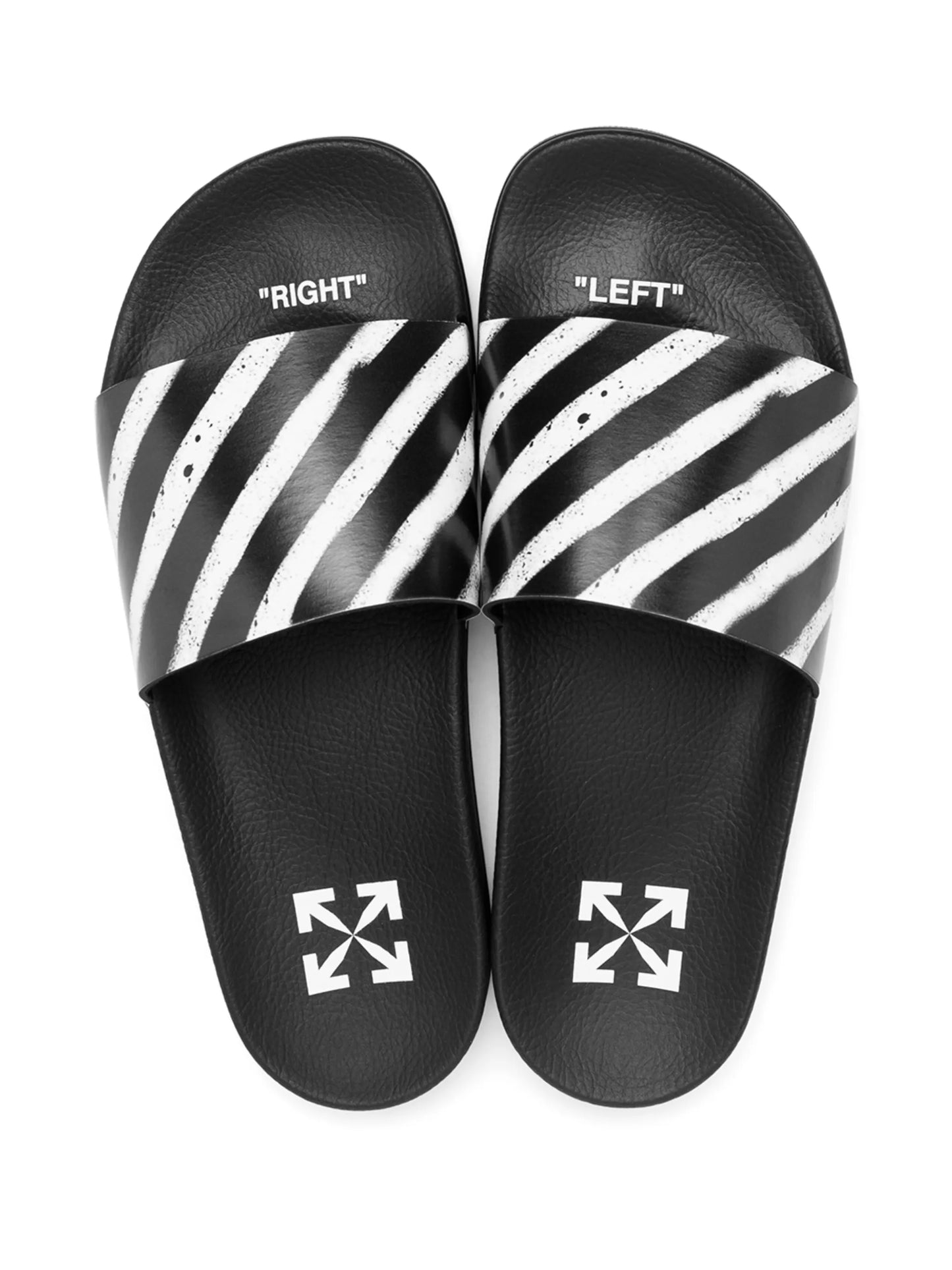 Spray striped slides