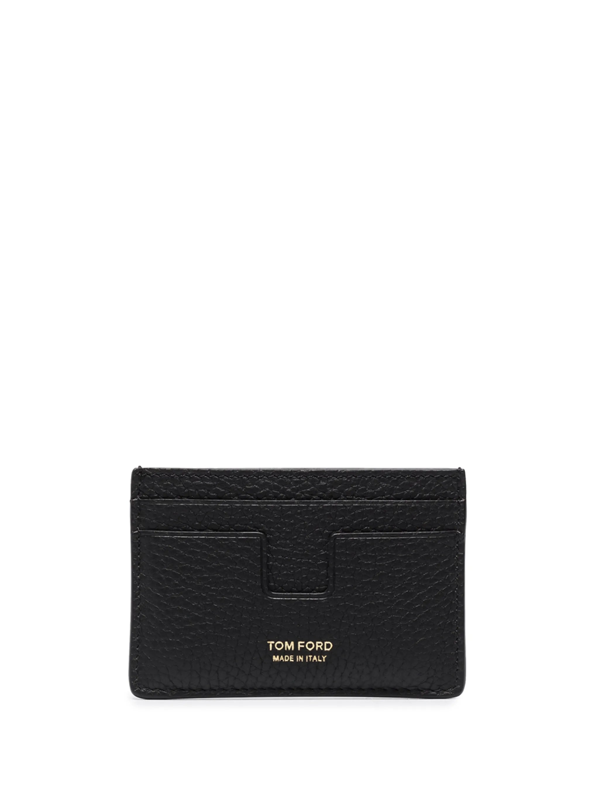 pebbled leather cardholder