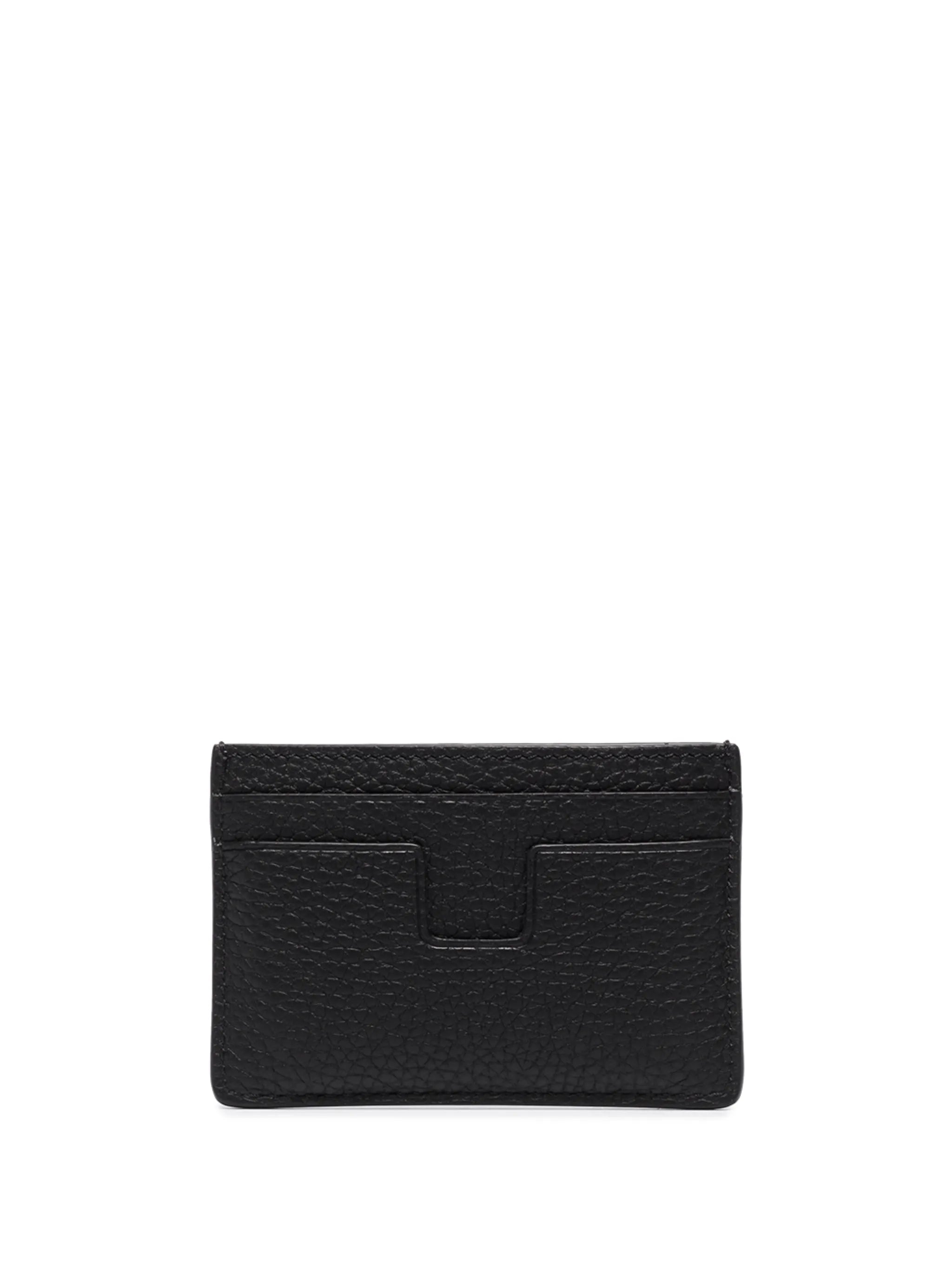 pebbled leather cardholder