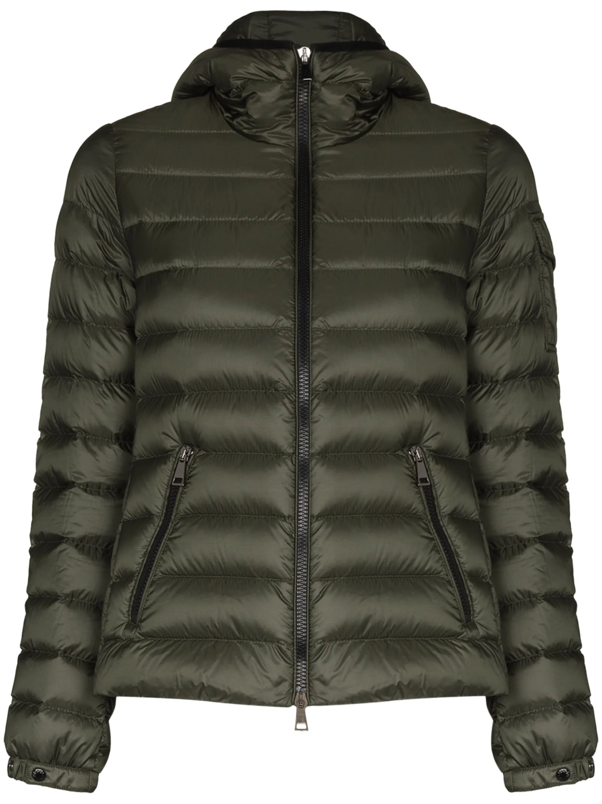logo-patch padded jacket