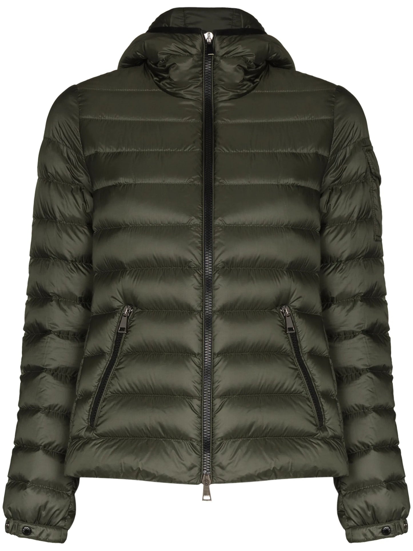 logo-patch padded jacket