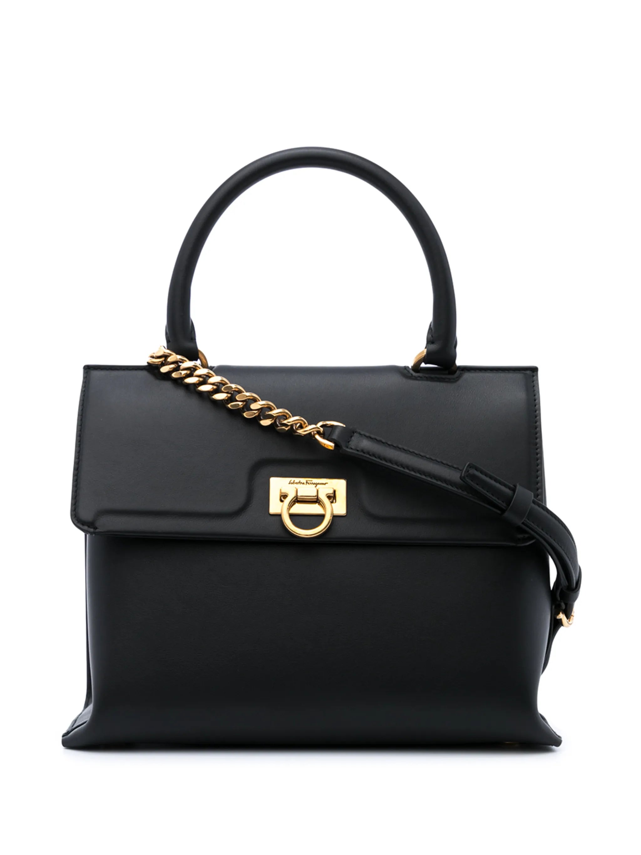 small Trifolio top-handle bag