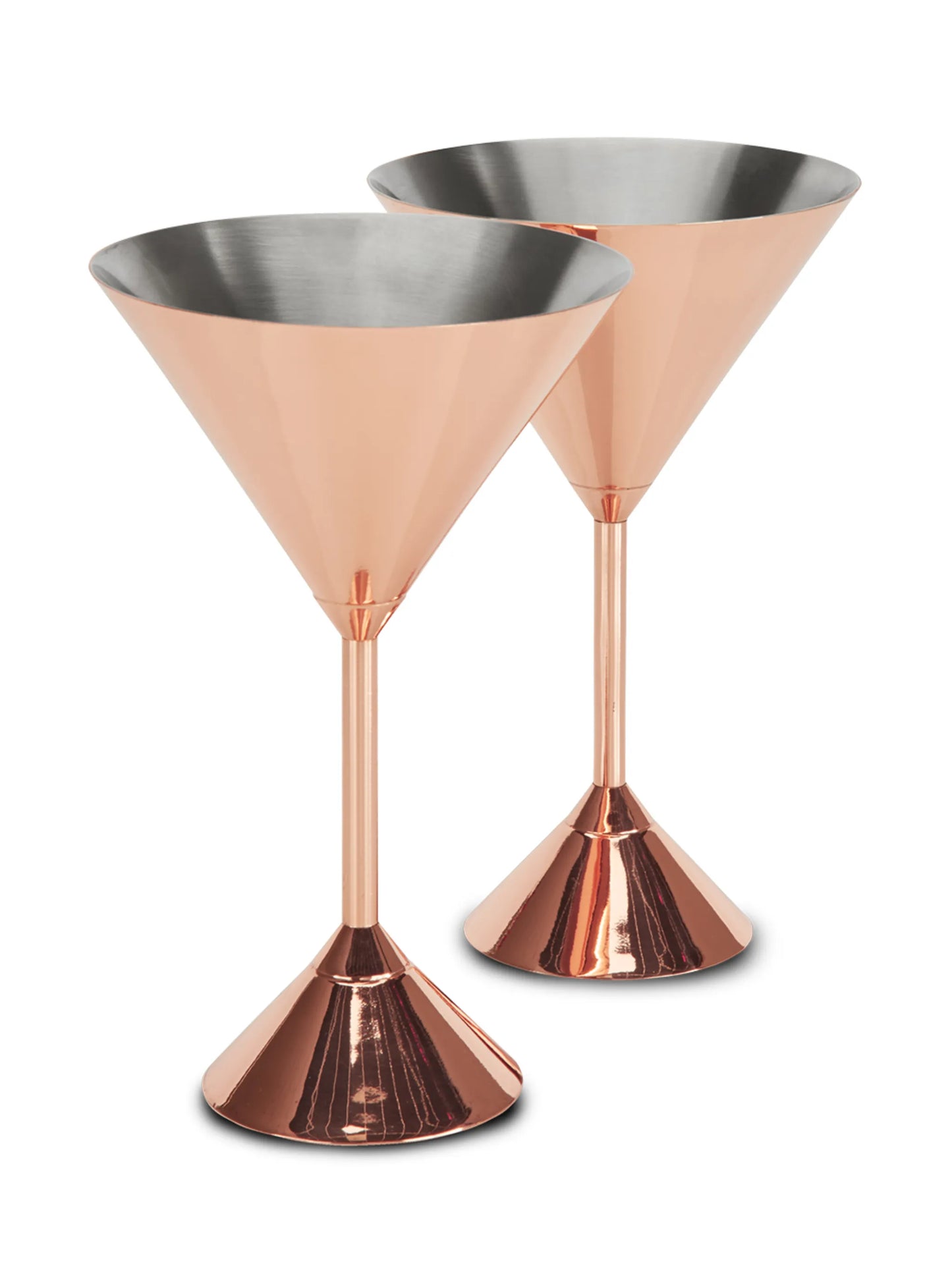 Plum martini glasses (set of 2)