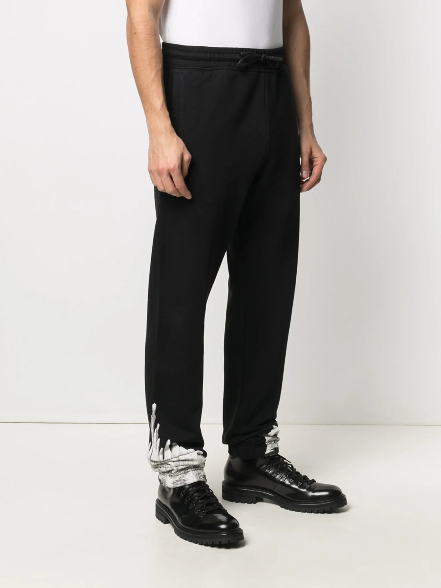 Wings print track pants