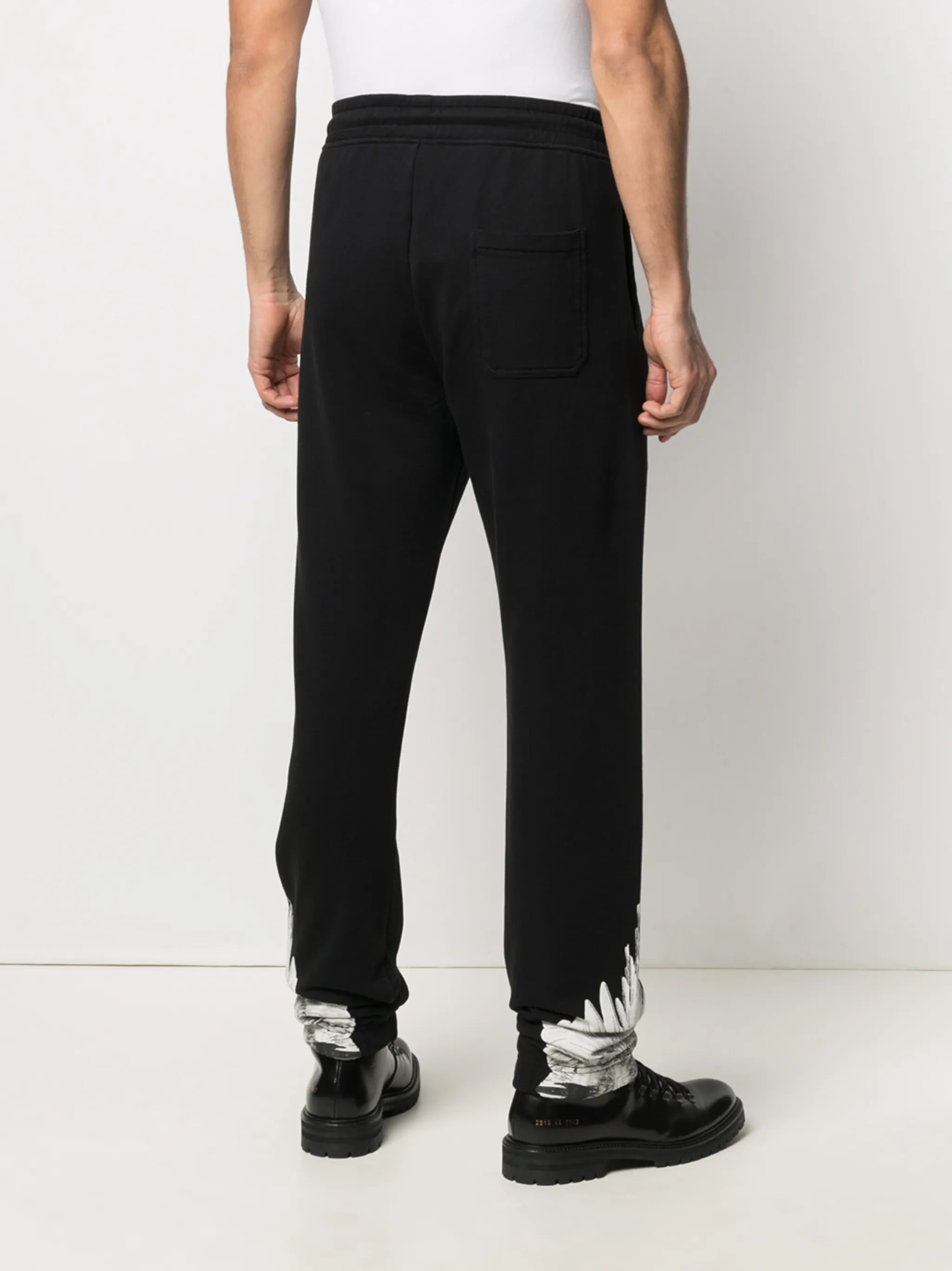 Wings print track pants