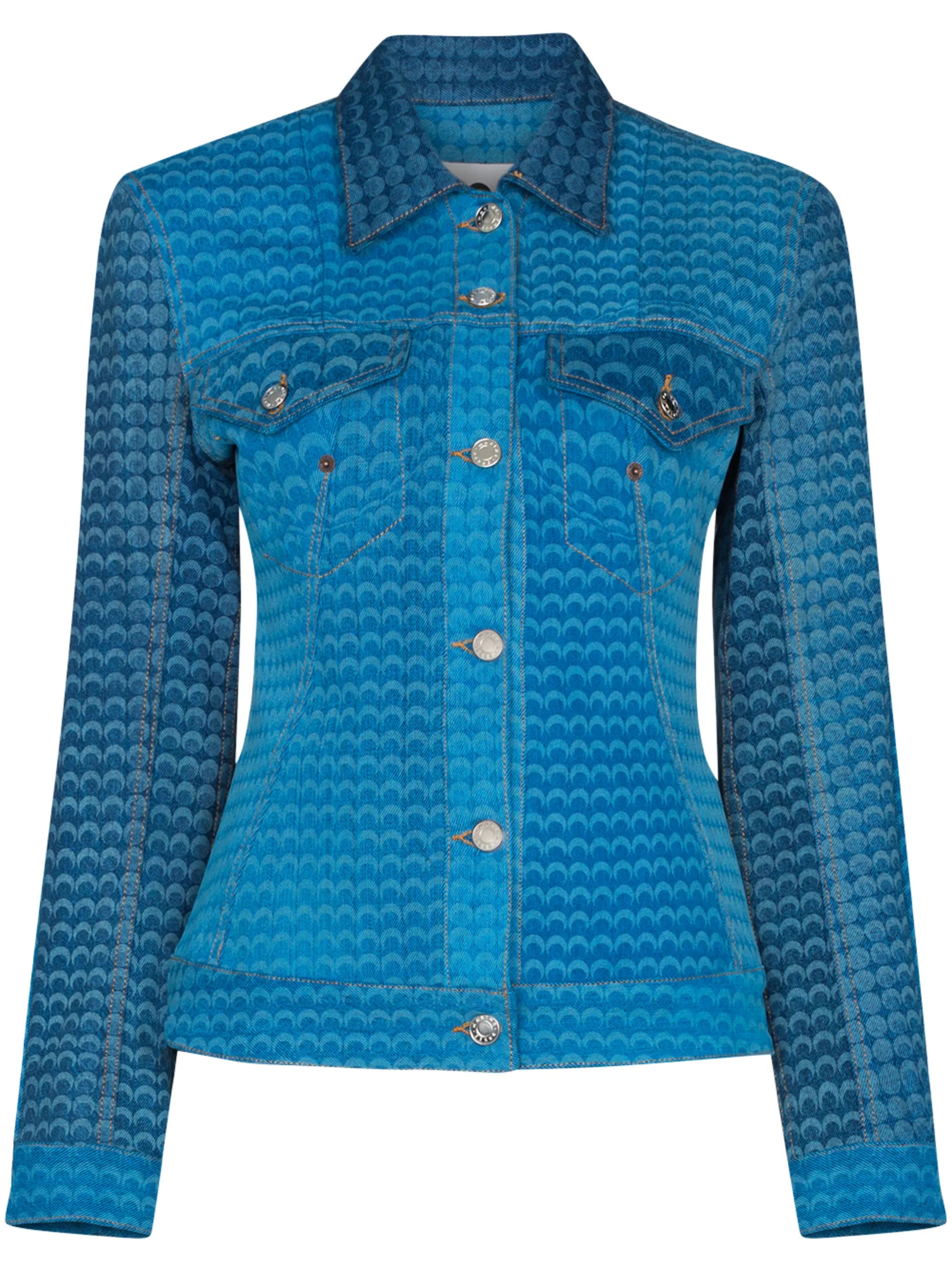 Moonfish button-up denim jacket