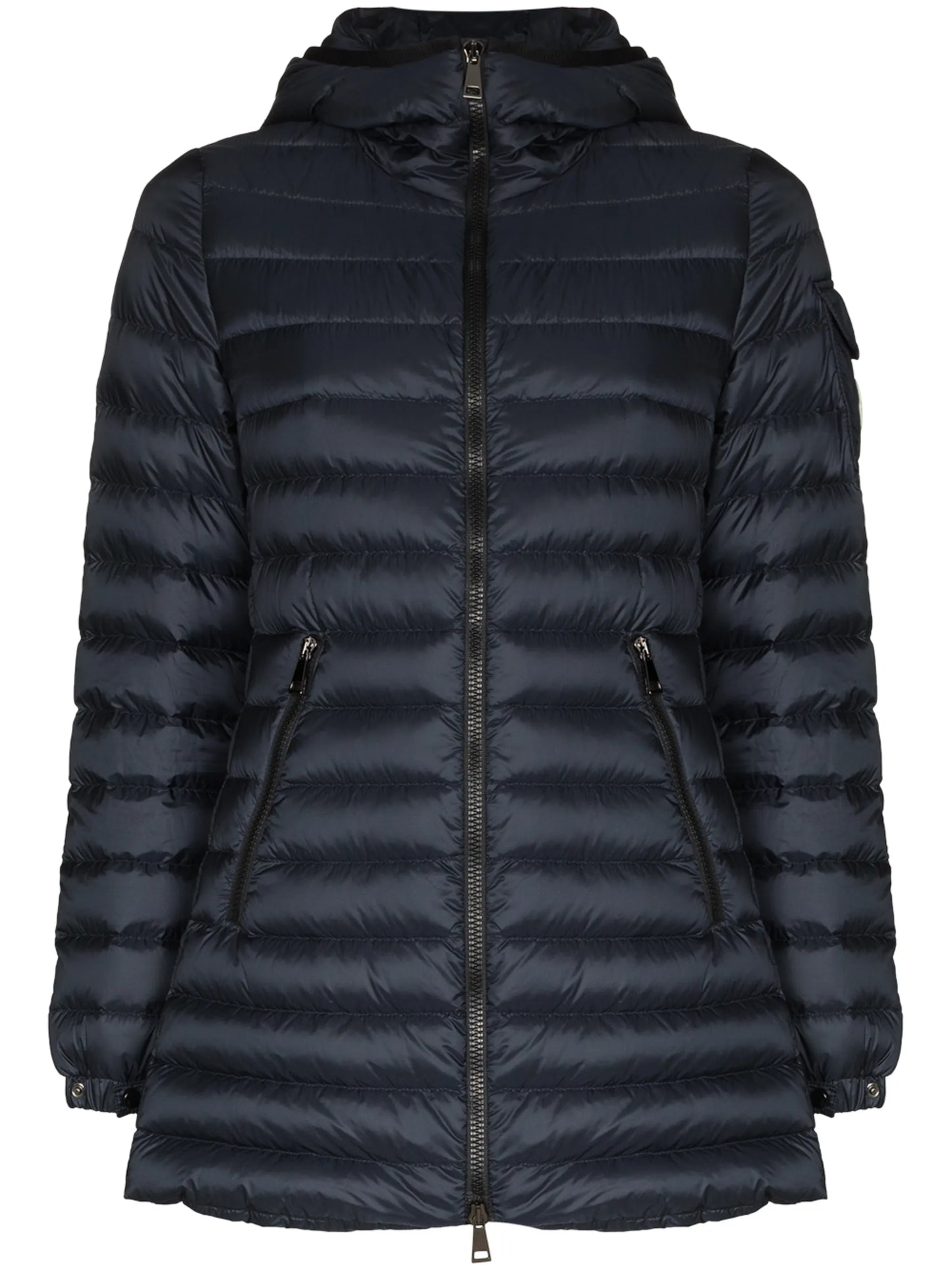 logo-patch puffer jacket