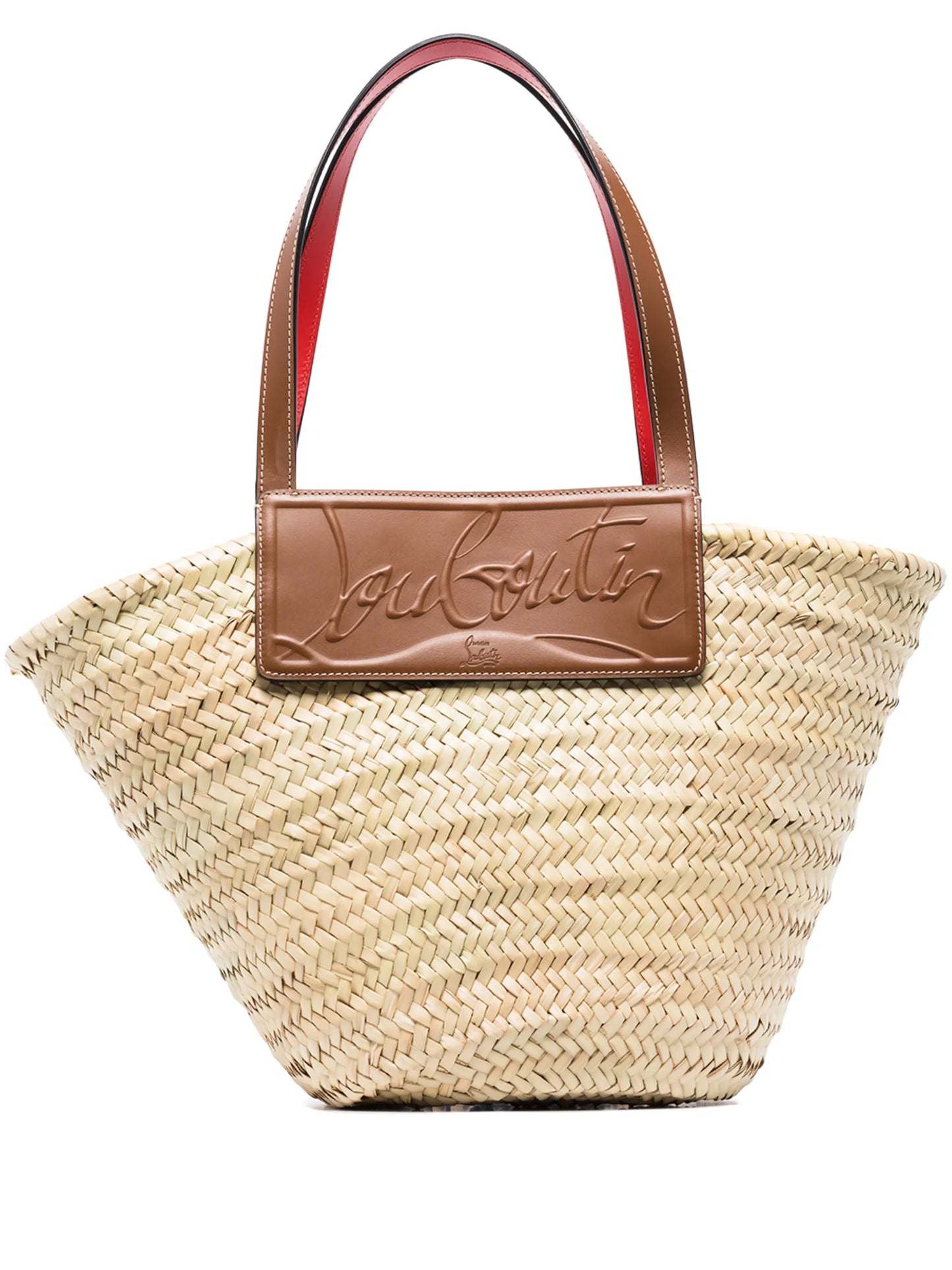 Loubishore raffia tote bag