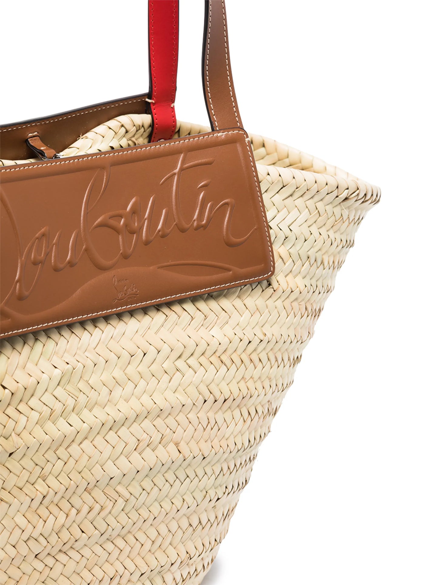 Loubishore raffia tote bag