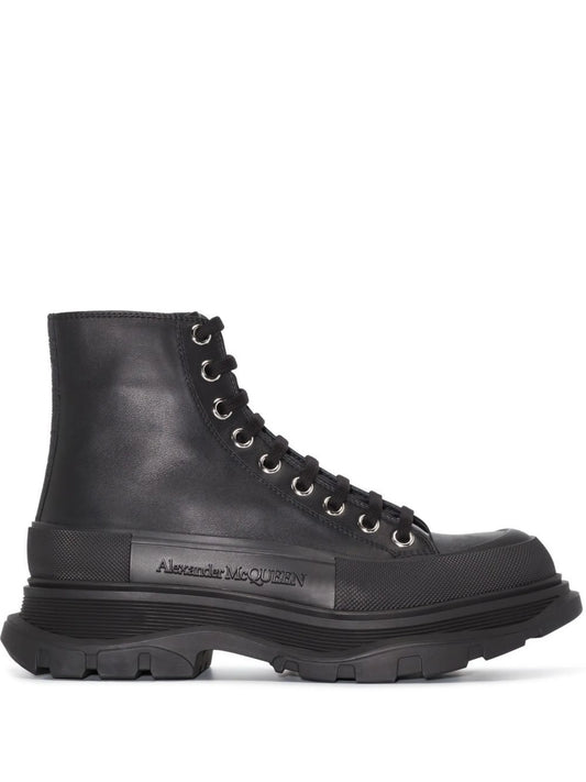 chunky-sole ankle boots