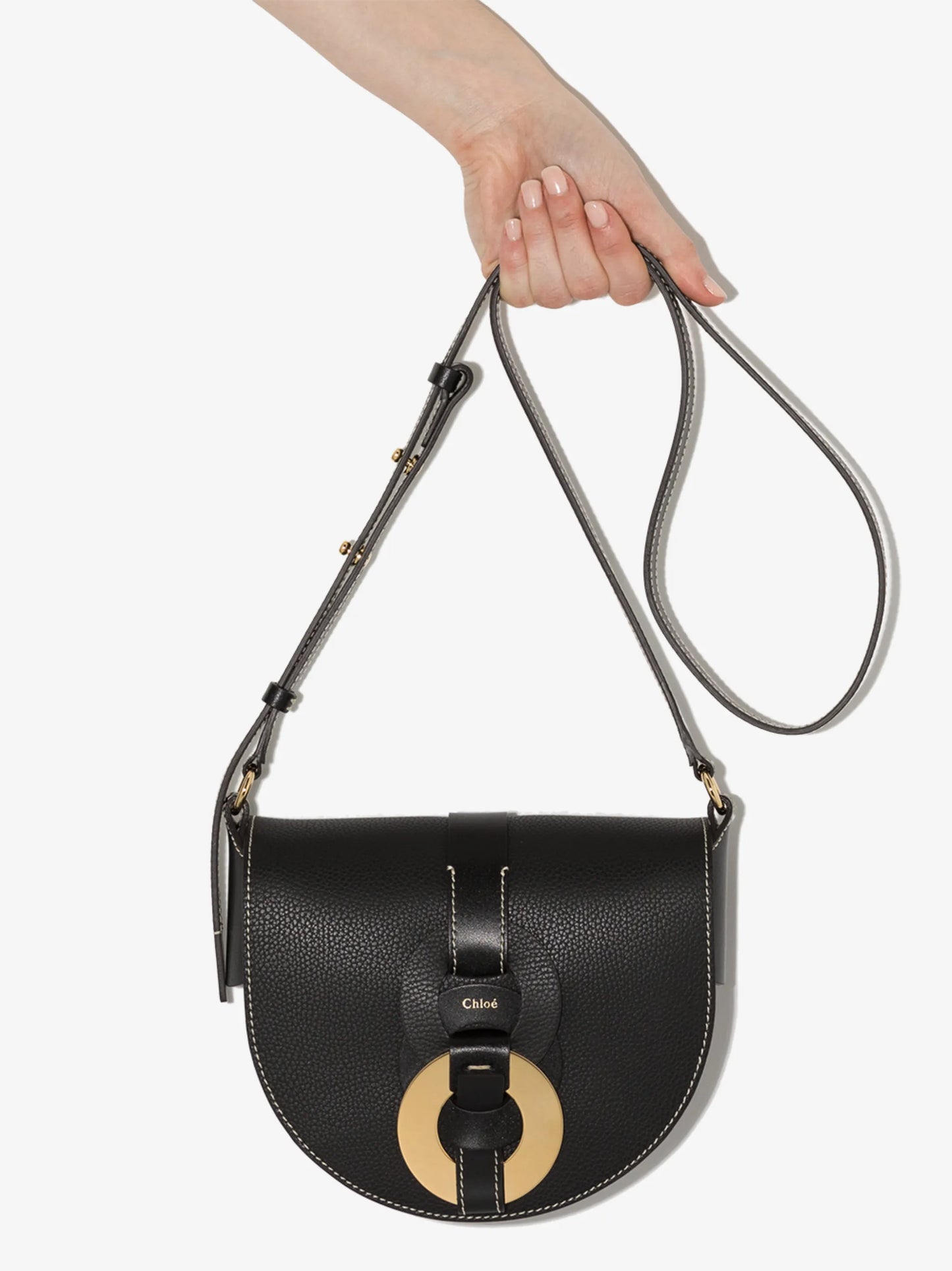 Darryl leather shoulder bag