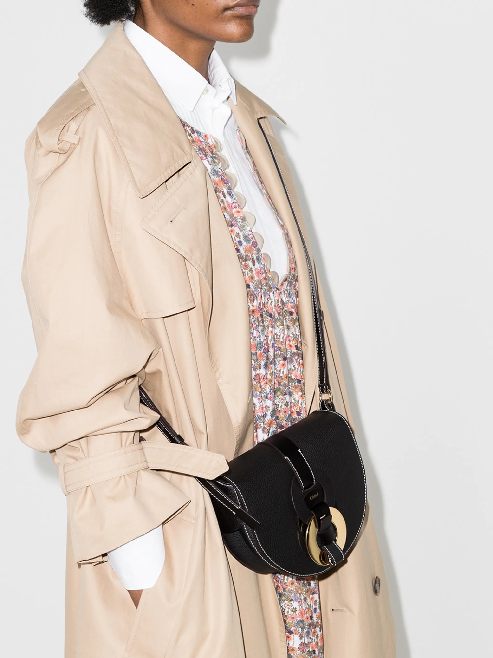 Darryl leather shoulder bag