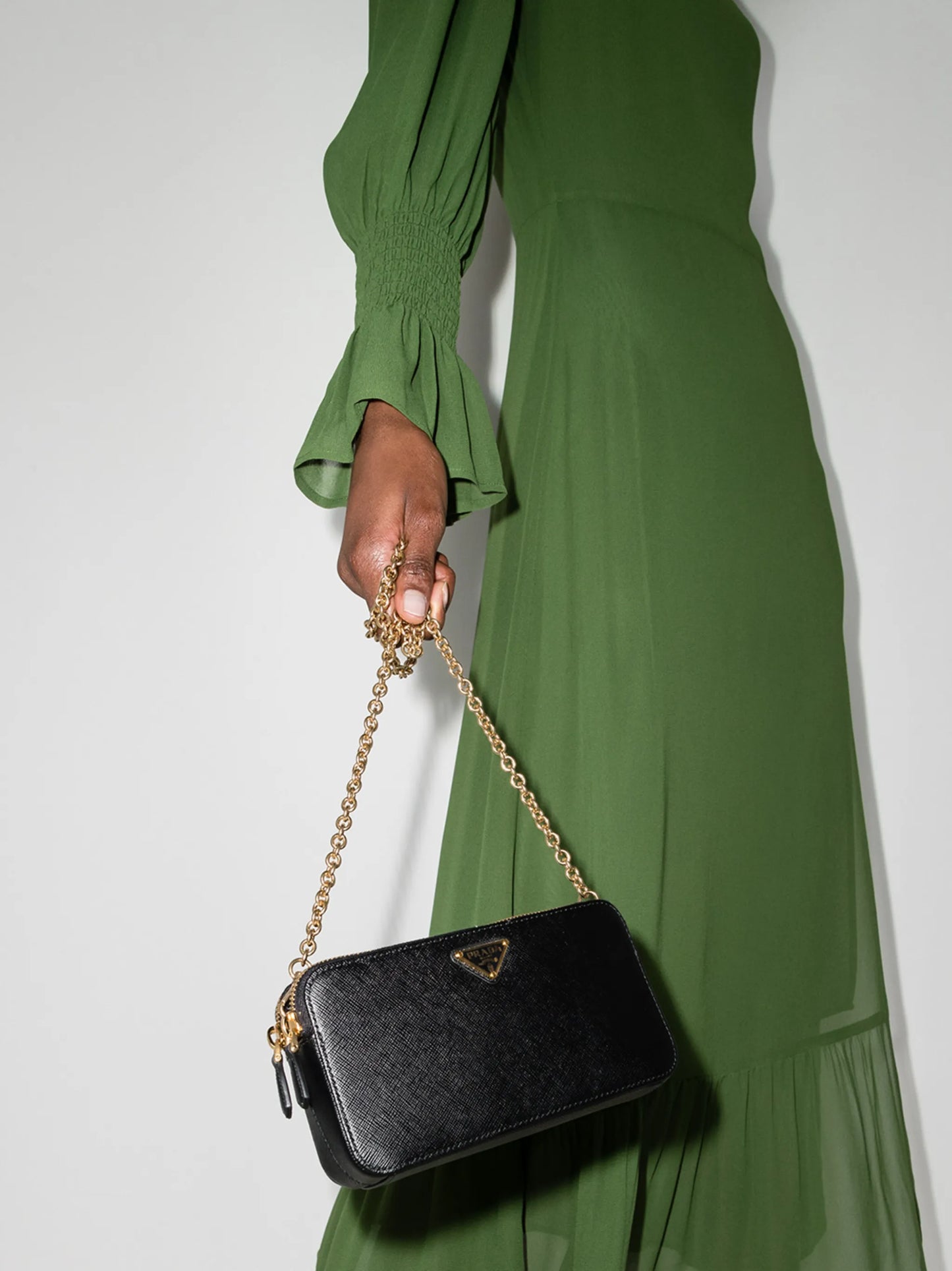 double top zip crossbody bag