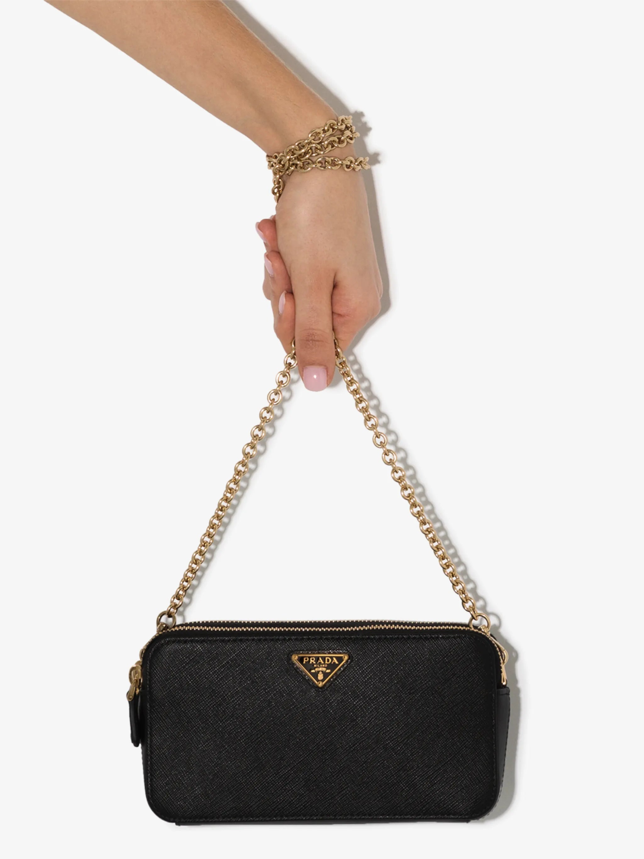 double top zip crossbody bag