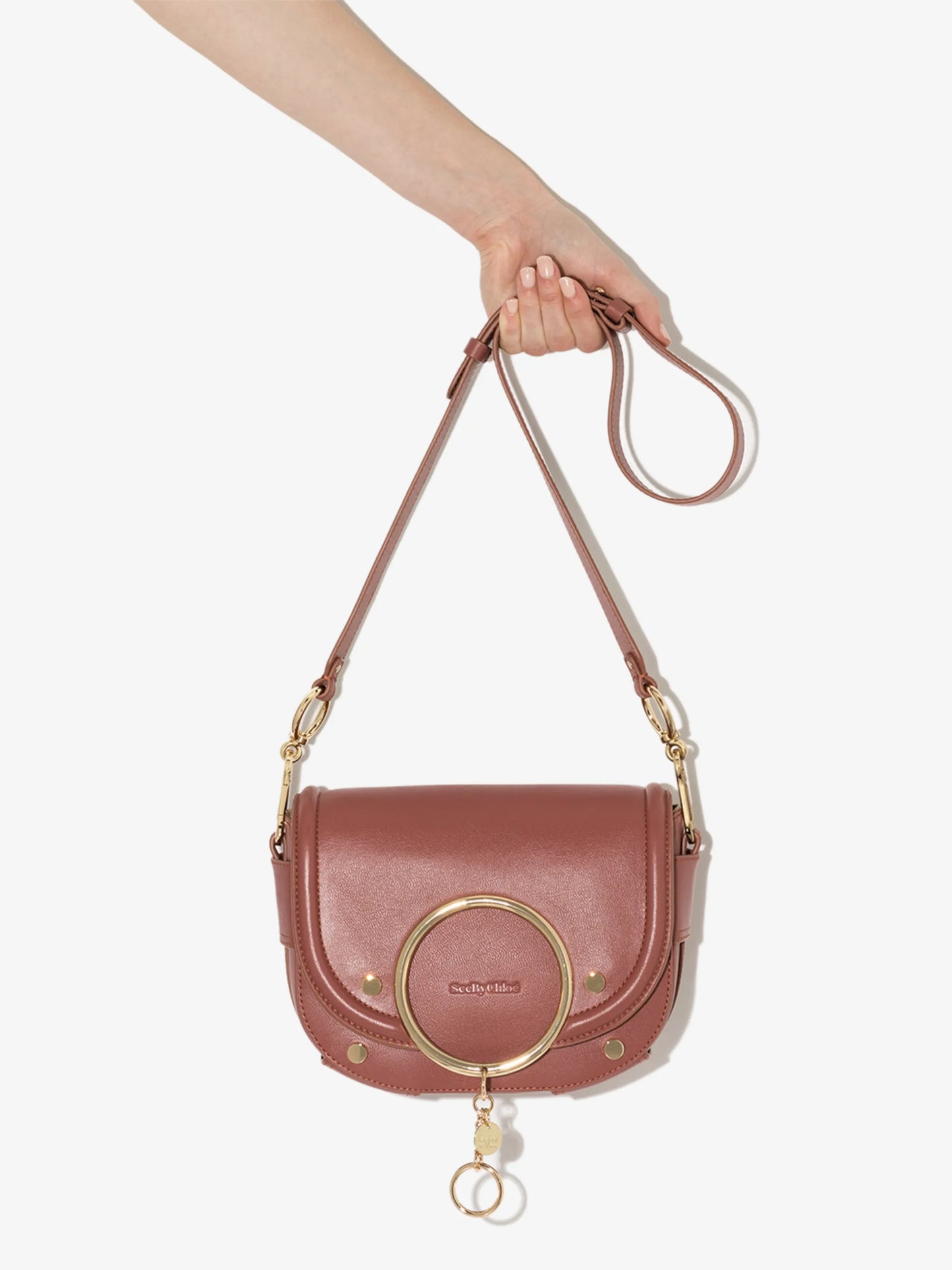 Mara calf leather crossbody bag