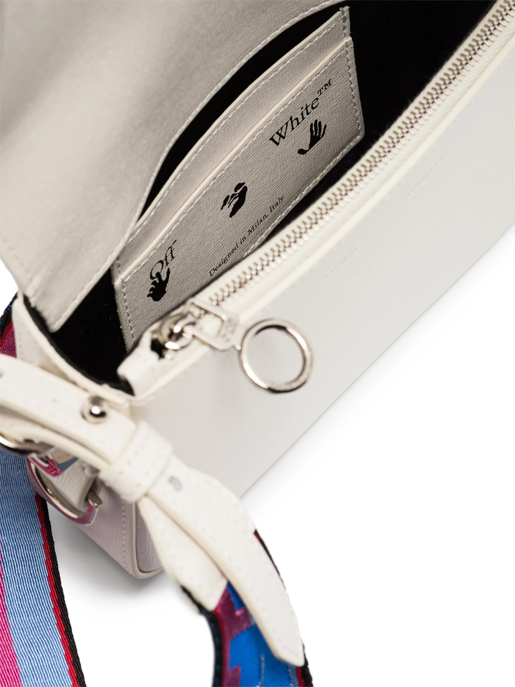diagonal mini flap bag