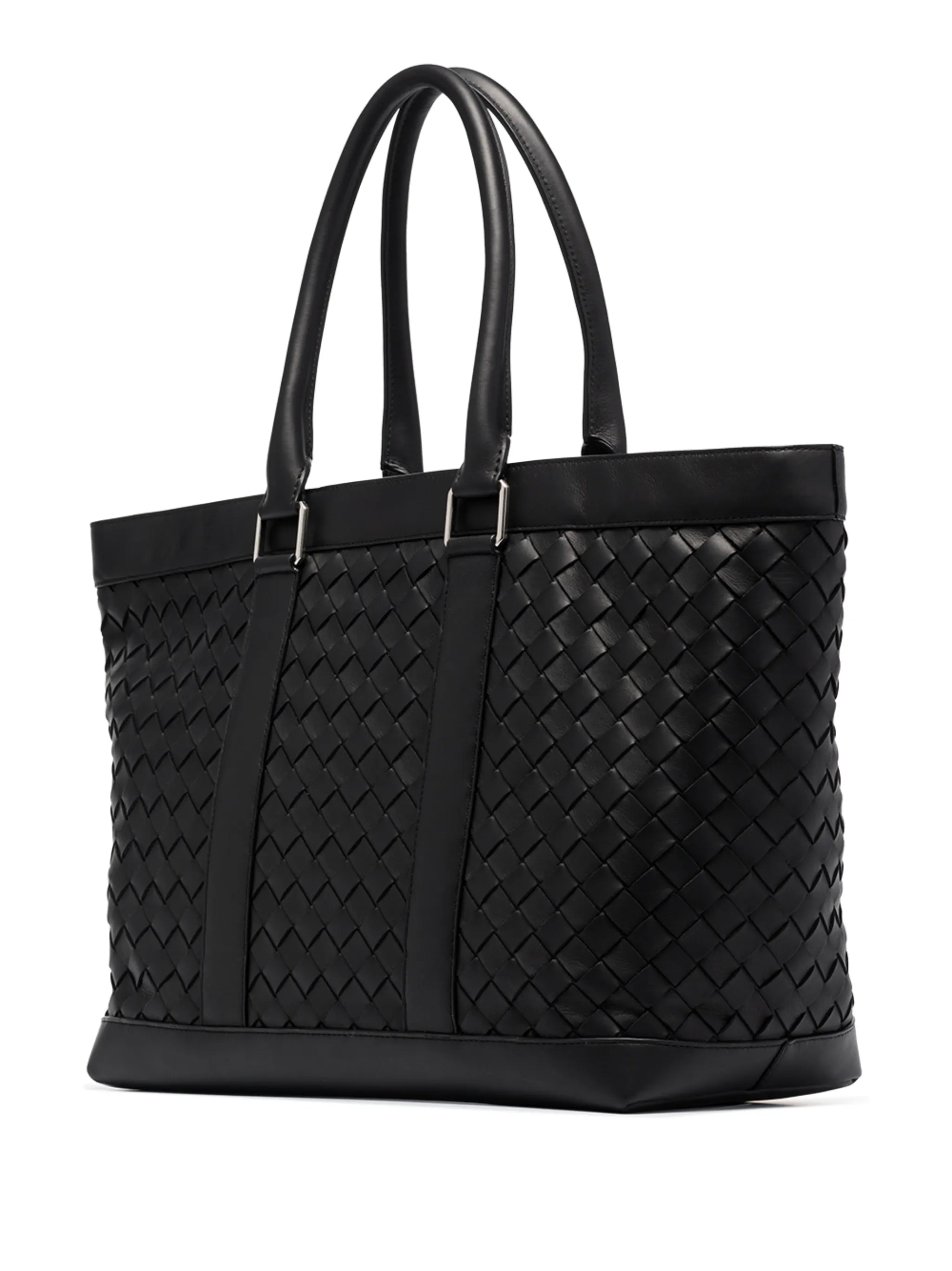 large Intrecciato maxi weave tote bag