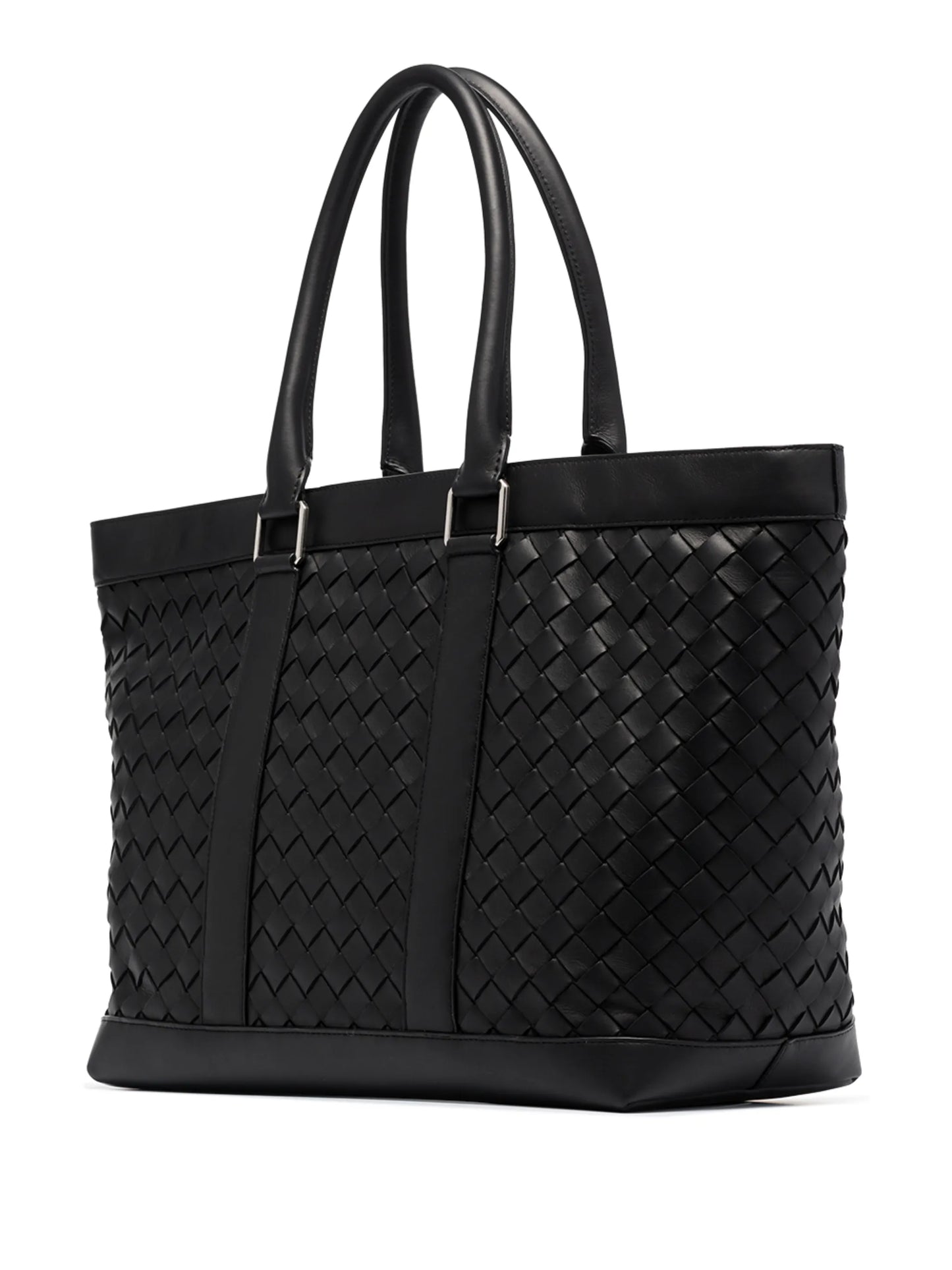 large Intrecciato maxi weave tote bag