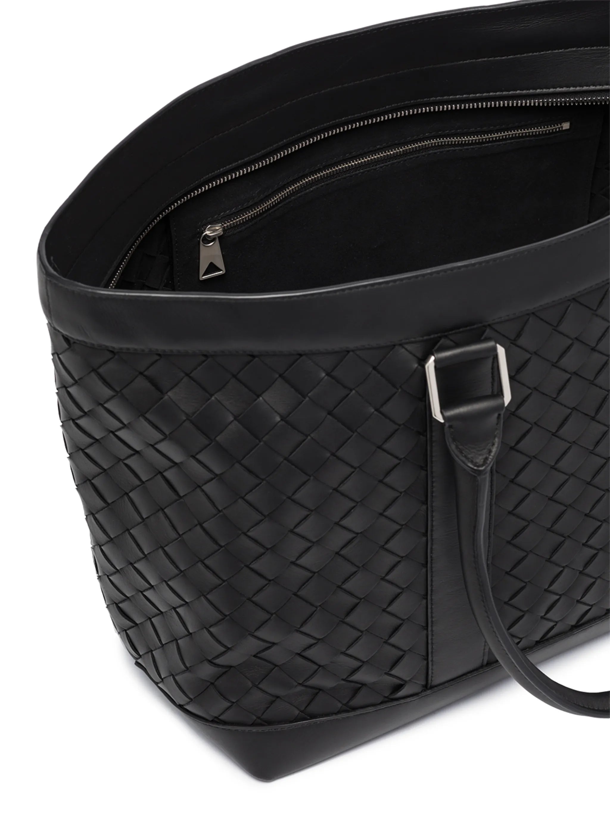 large Intrecciato maxi weave tote bag