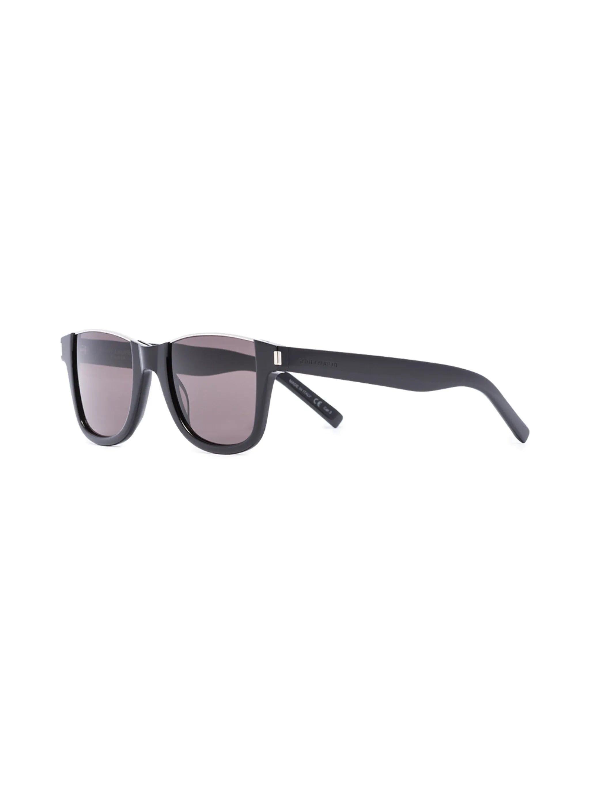 rimless detail square-frame sunglasses