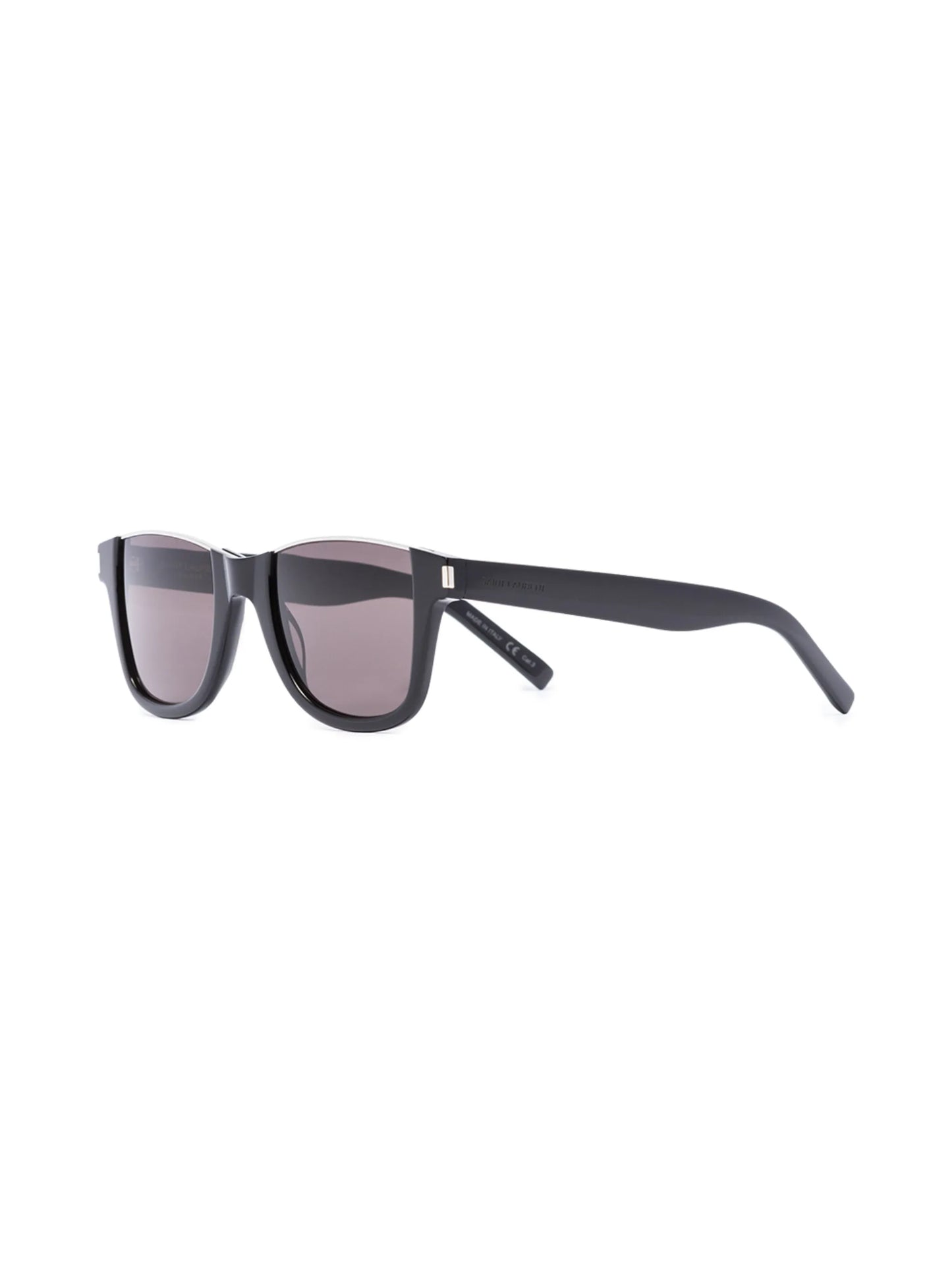 rimless detail square-frame sunglasses