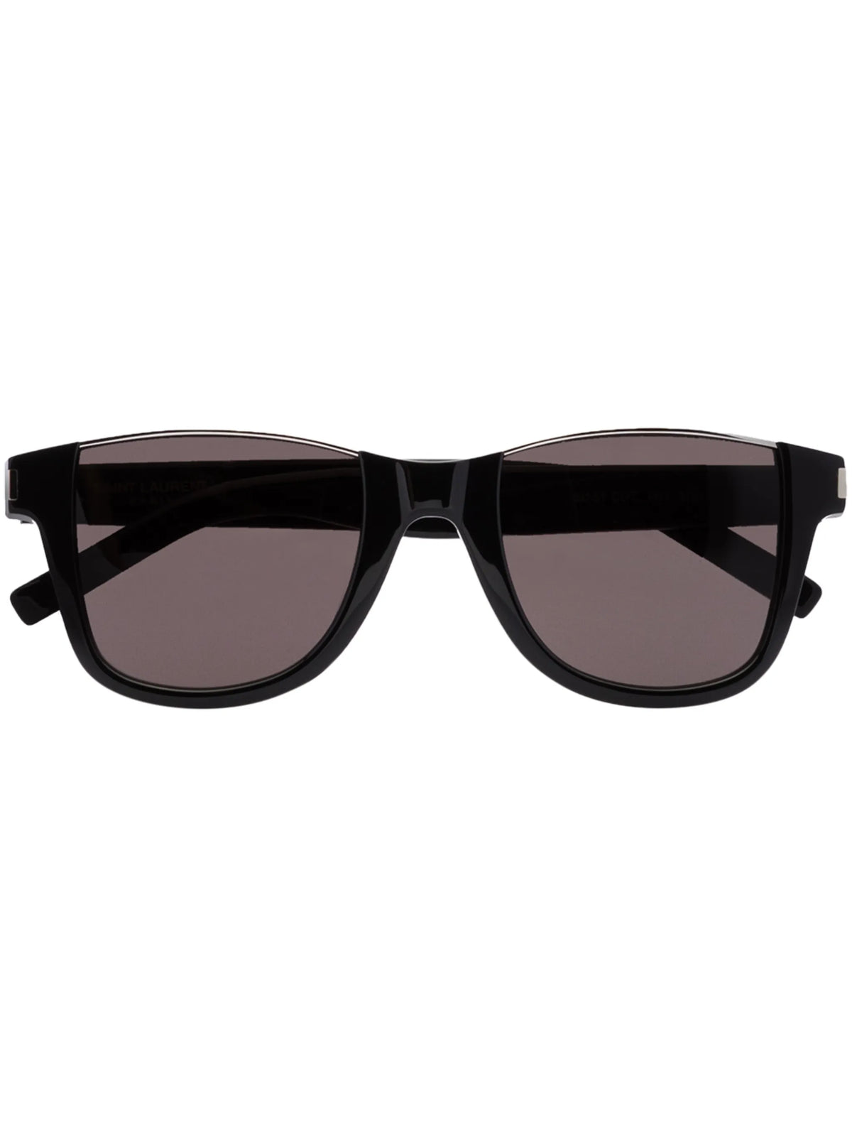 rimless detail square-frame sunglasses