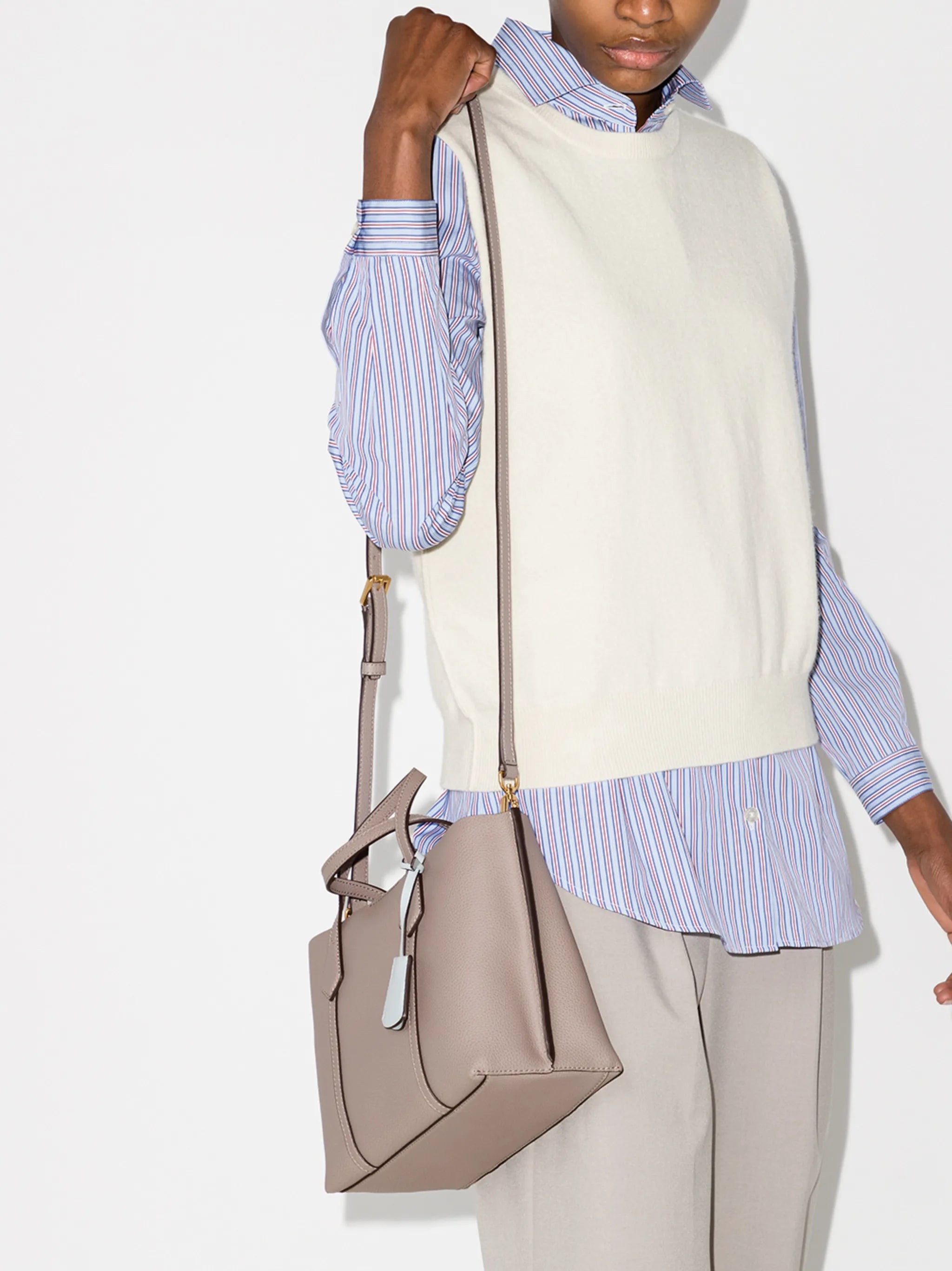 small Perry leather tote bag