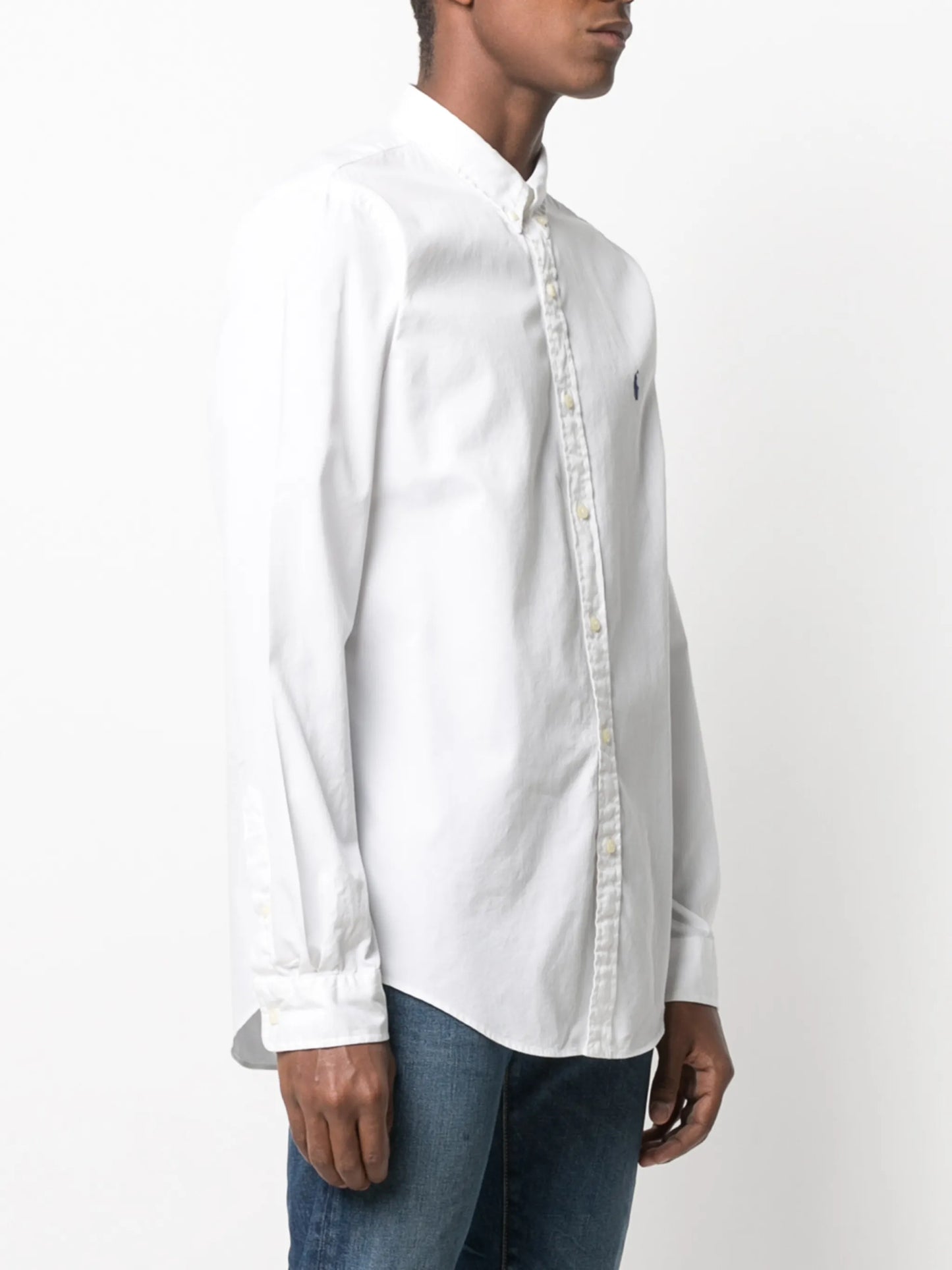 logo-patch shirt