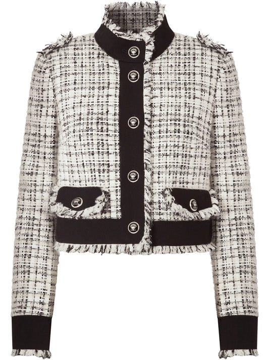 cropped tweed jacket
