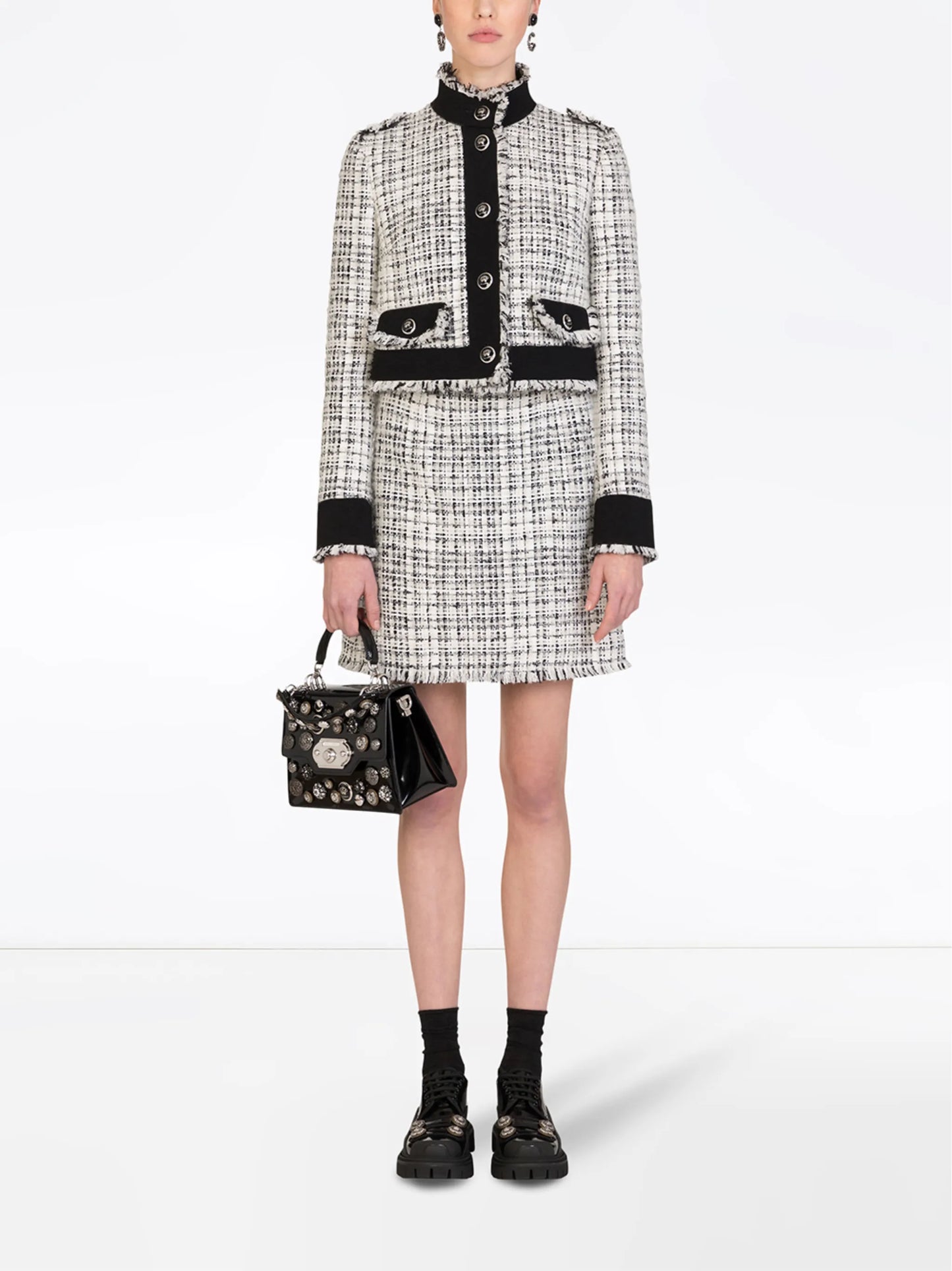 cropped tweed jacket