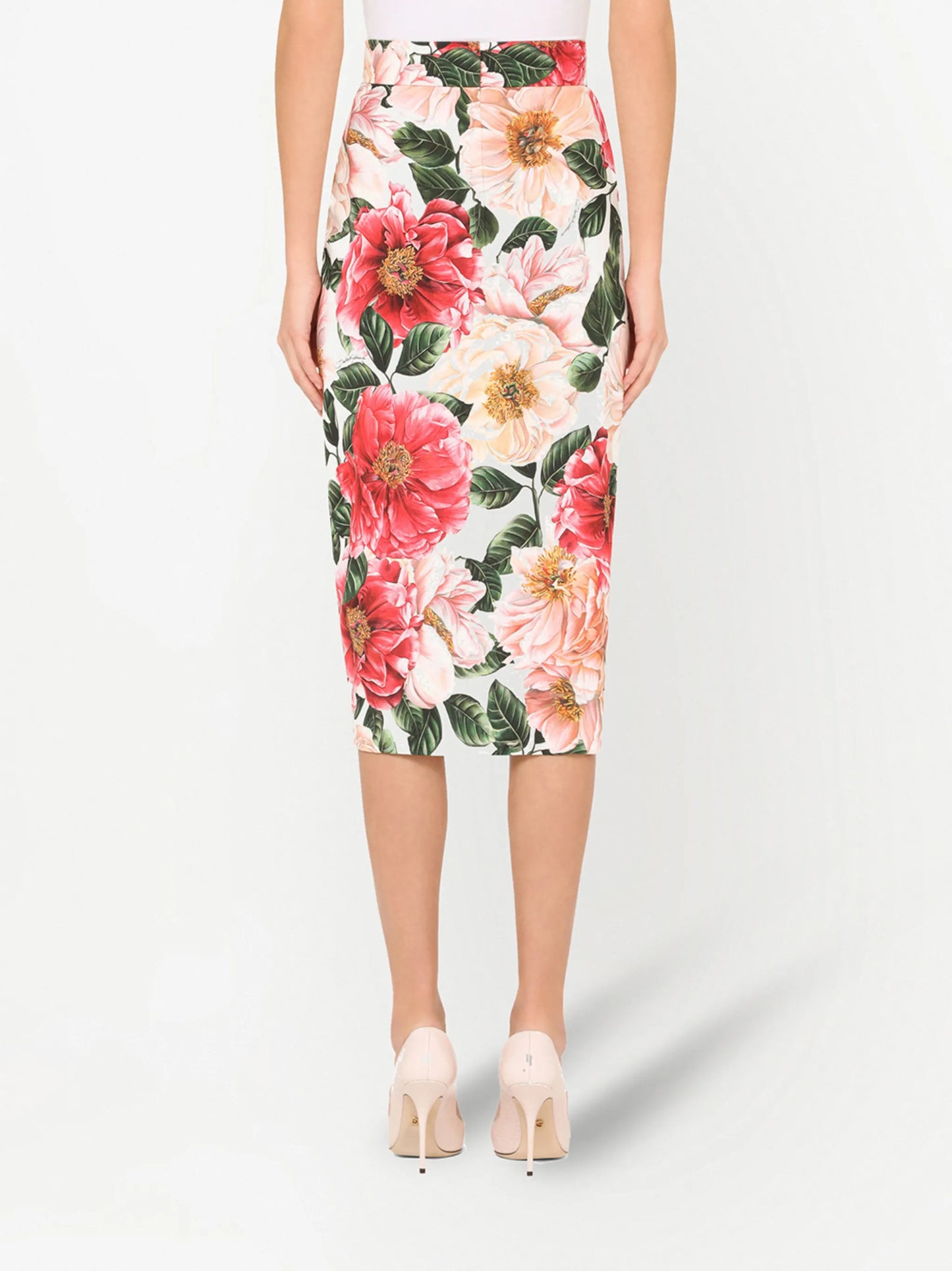 floral print pencil skirt