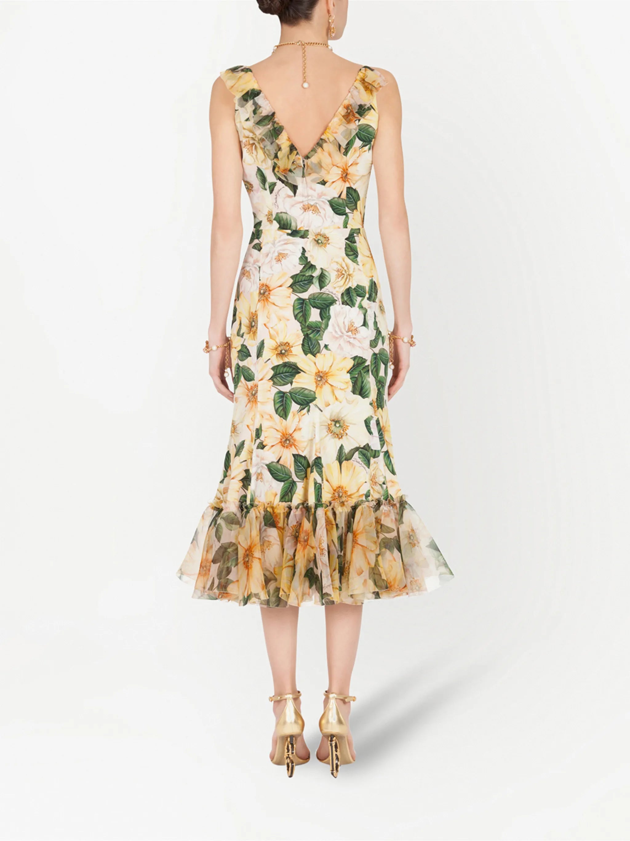 floral print midi dress