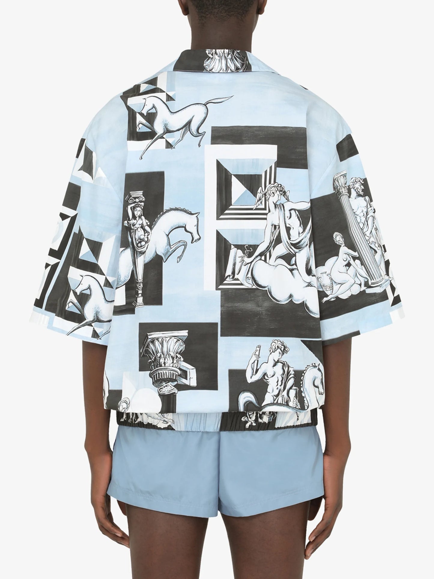 geometric-print top