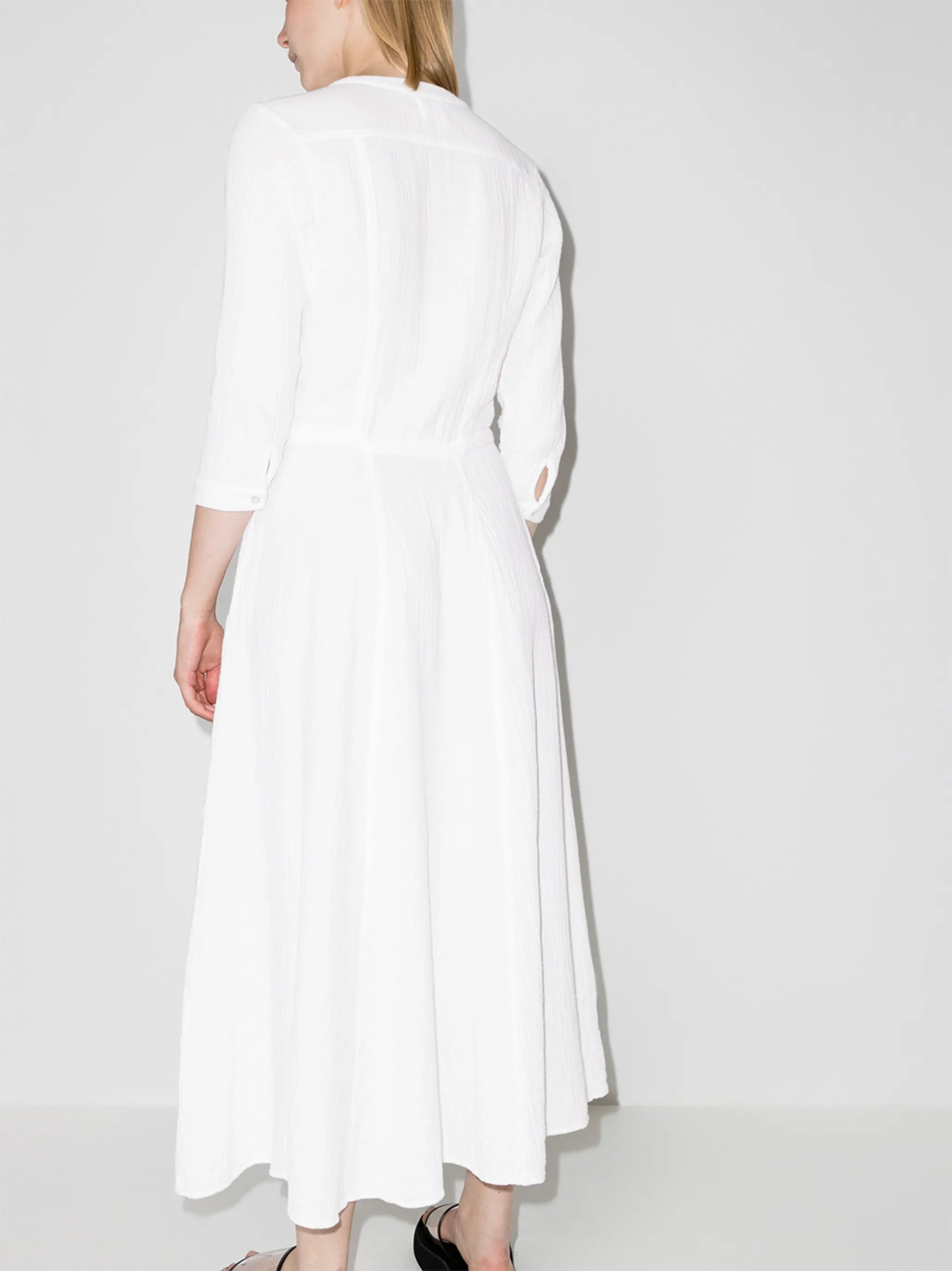 Georgia V-neck midi dress